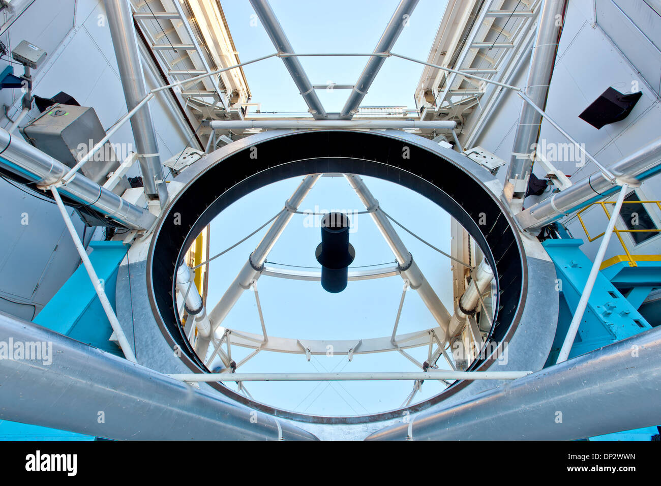 6.5m Optical mirror, MMT telescope. Stock Photo