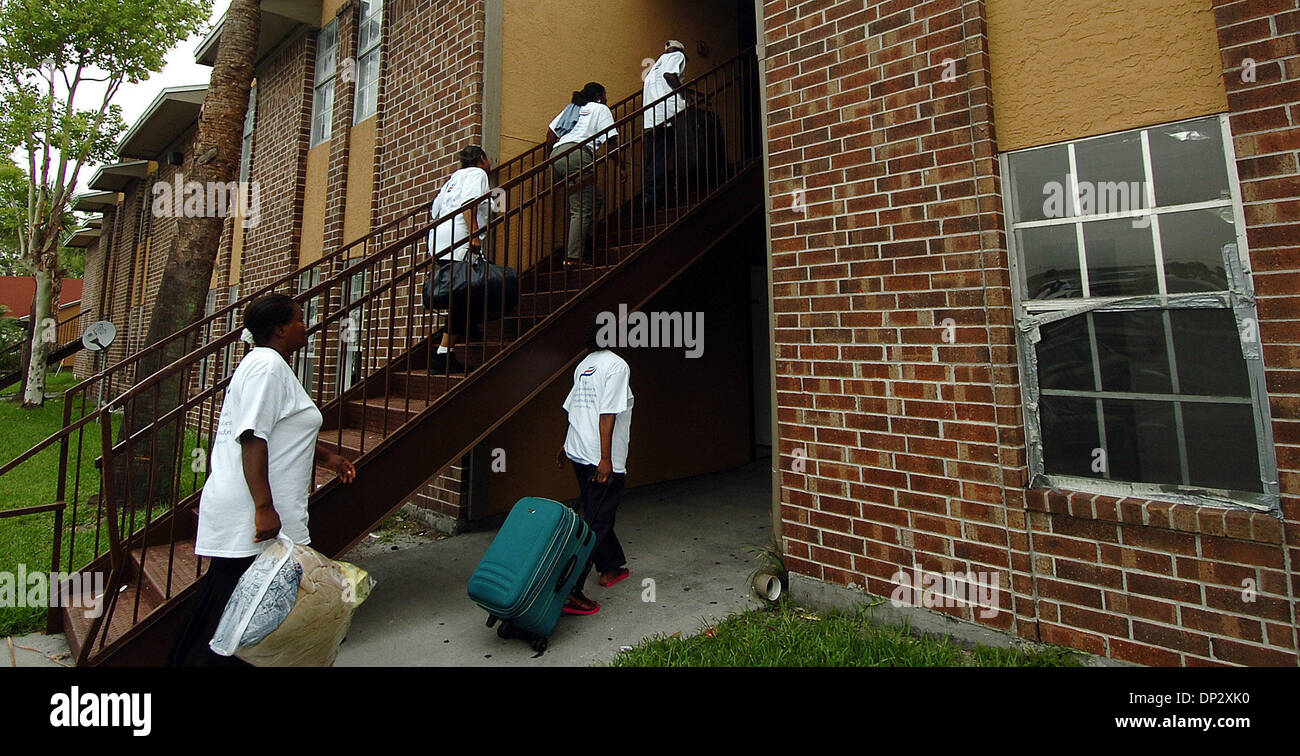 Jun 12, 2006; Belle Glade, FL, USA; Volunteers from the Community Development Foundation is