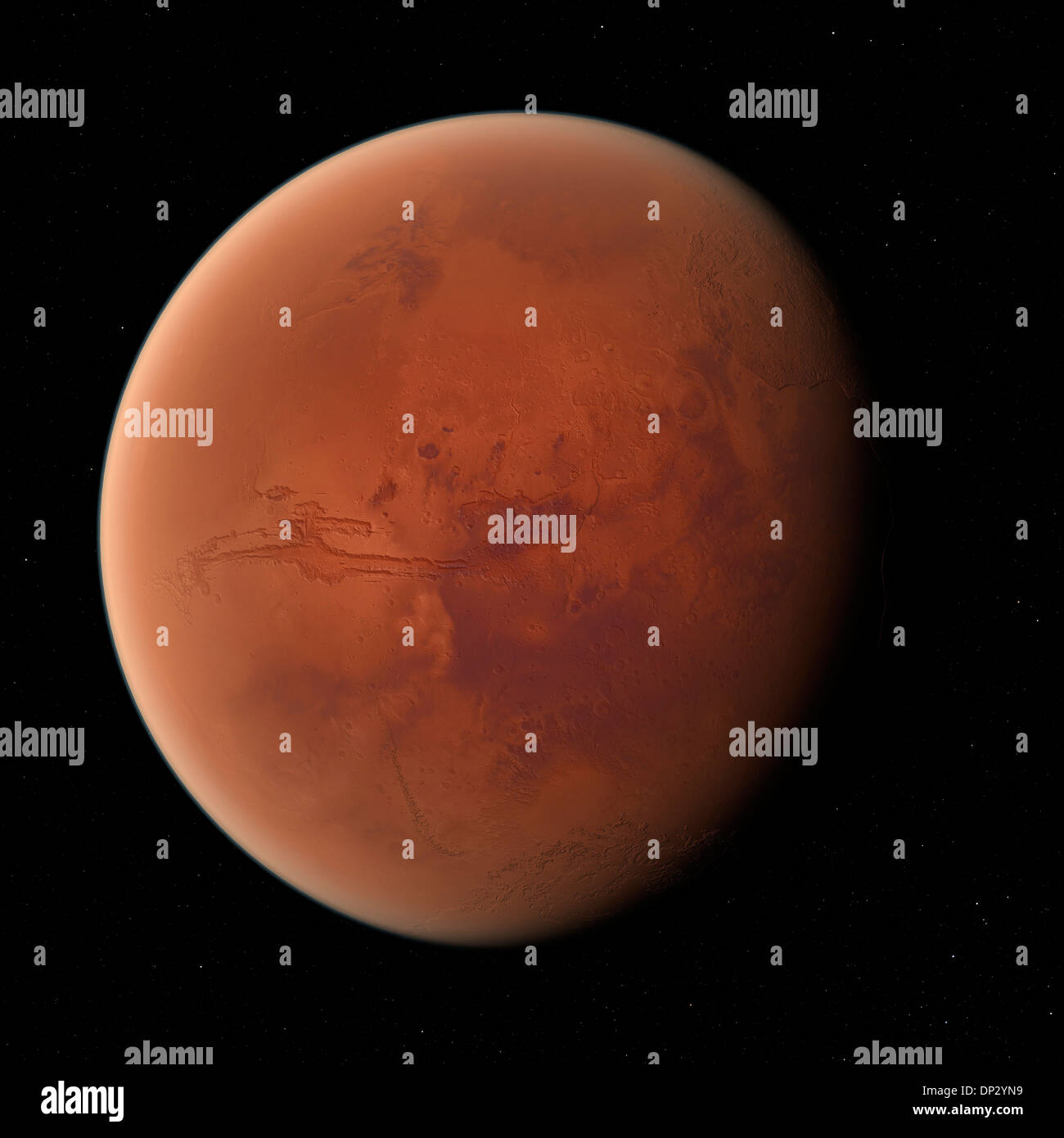 Mars, artwork Stock Photo