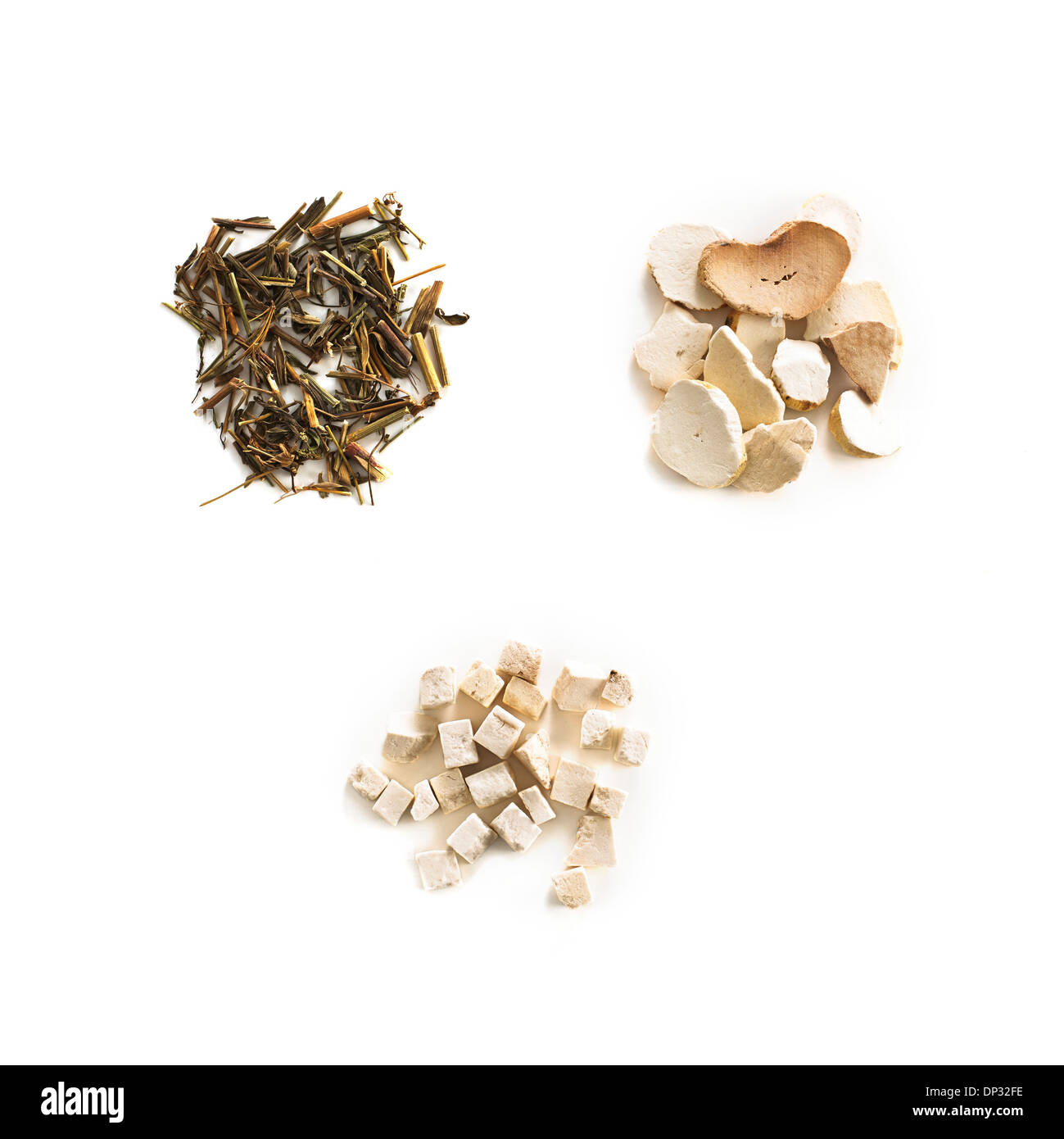 Chinese herbal medicines Stock Photo
