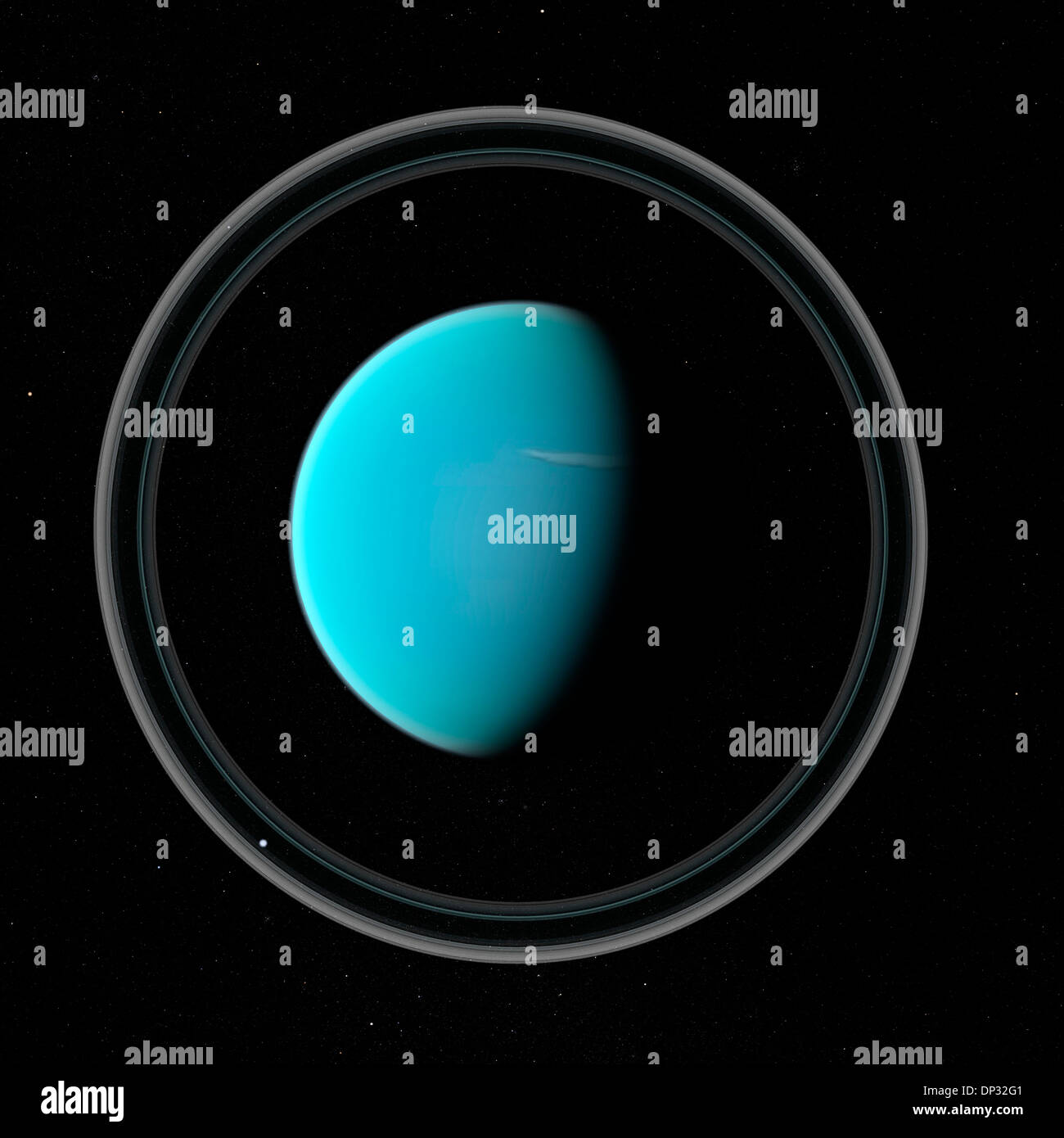Uranus, artwork Stock Photo