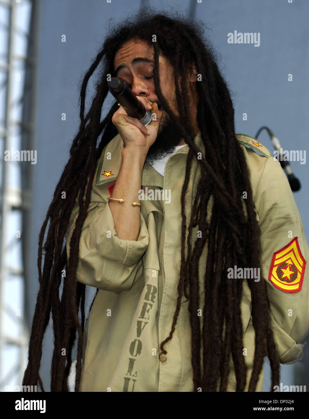 Jun 17 2006 Manchester Tn Usa Musician Damian Jr Gong Marley