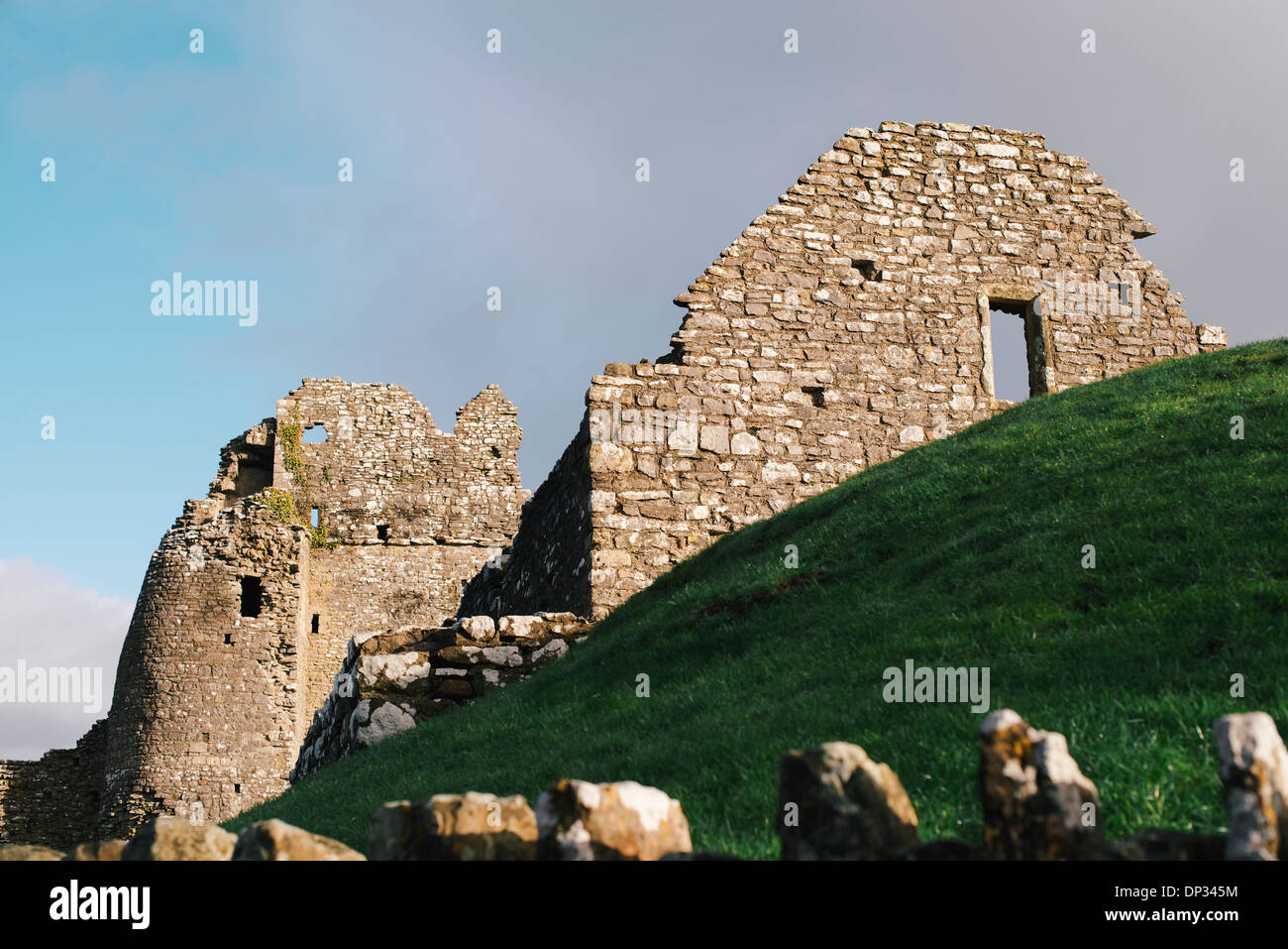 Ogmore Castle, Ogmore, Vale of Glamorgan Stock Photo