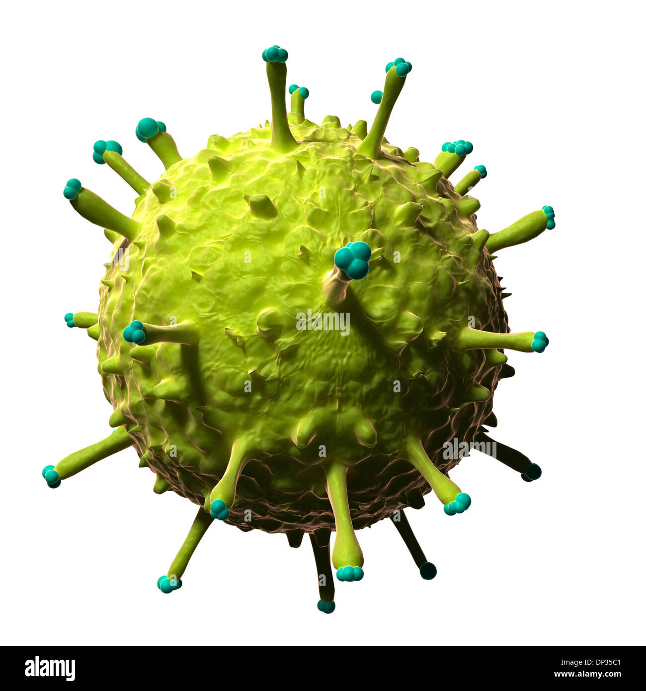 Swine flu, artwork Stock Photo - Alamy