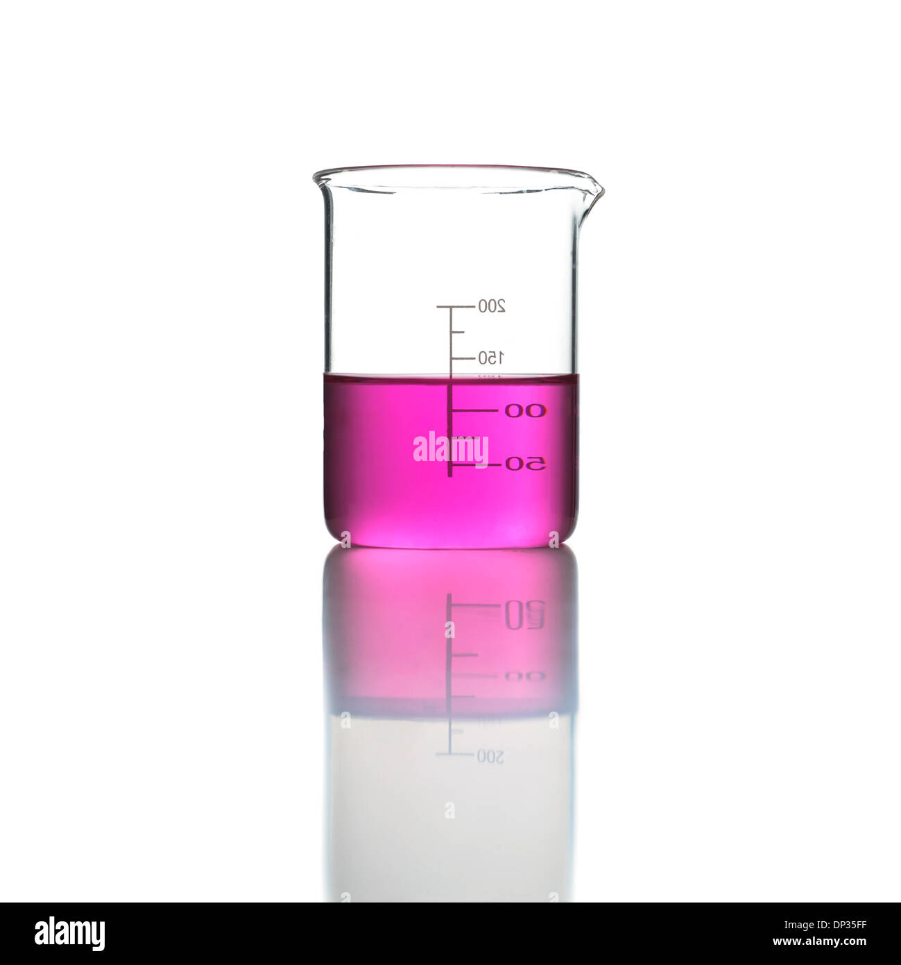 Laboratory beaker Stock Photo