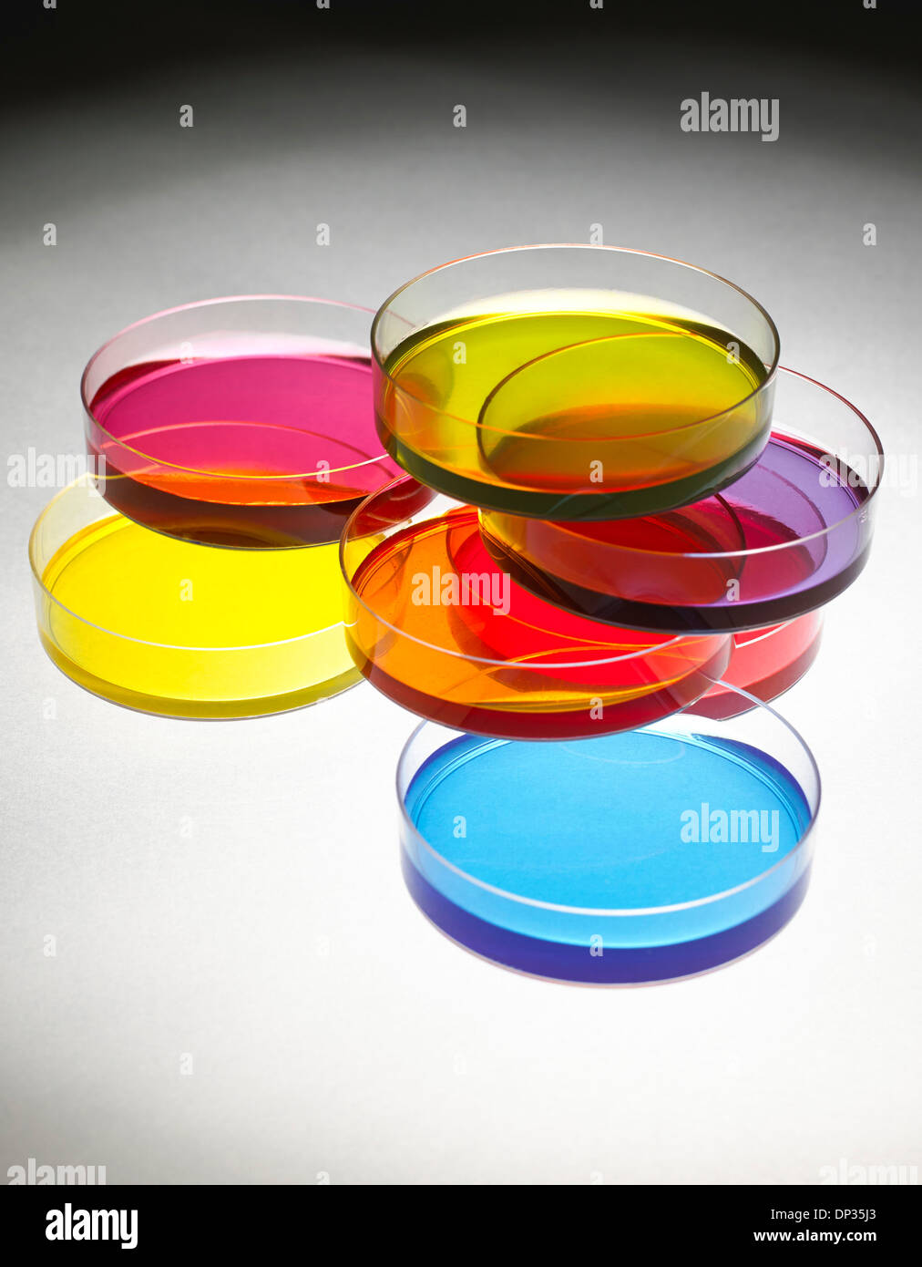 Petri dishes Stock Photo