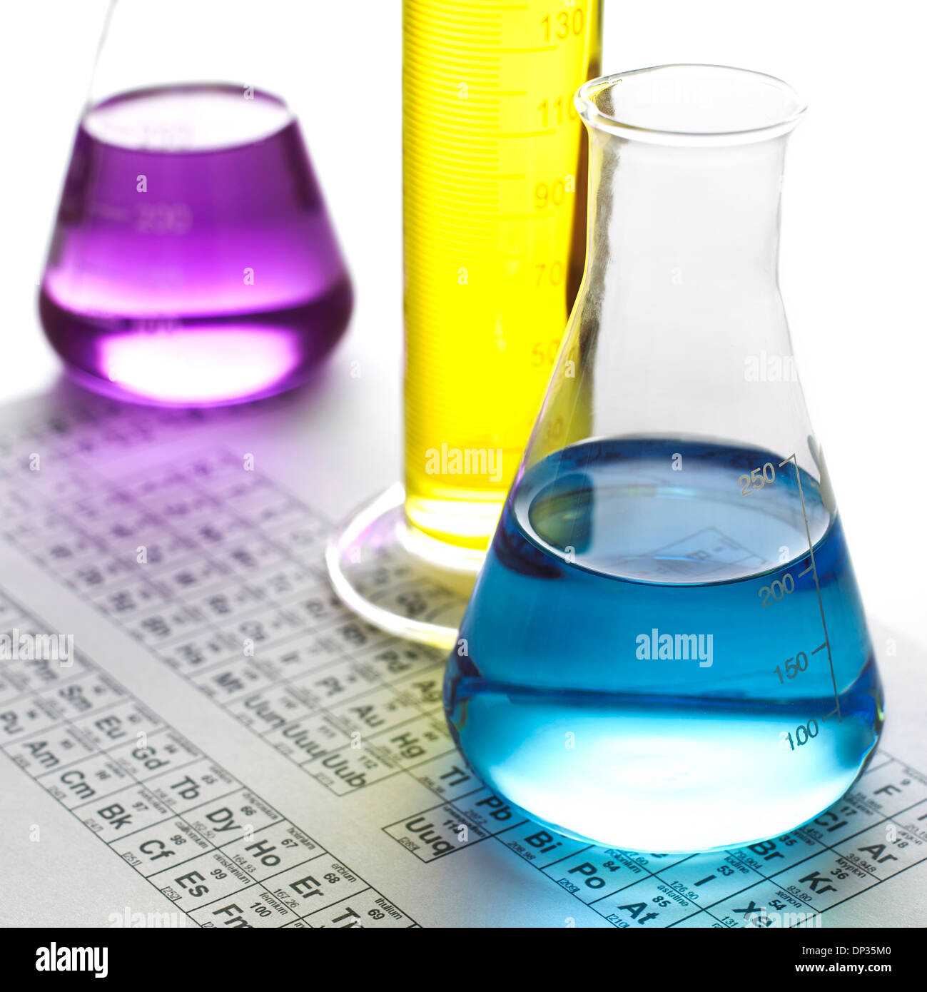 Chemical research, conceptual image Stock Photo