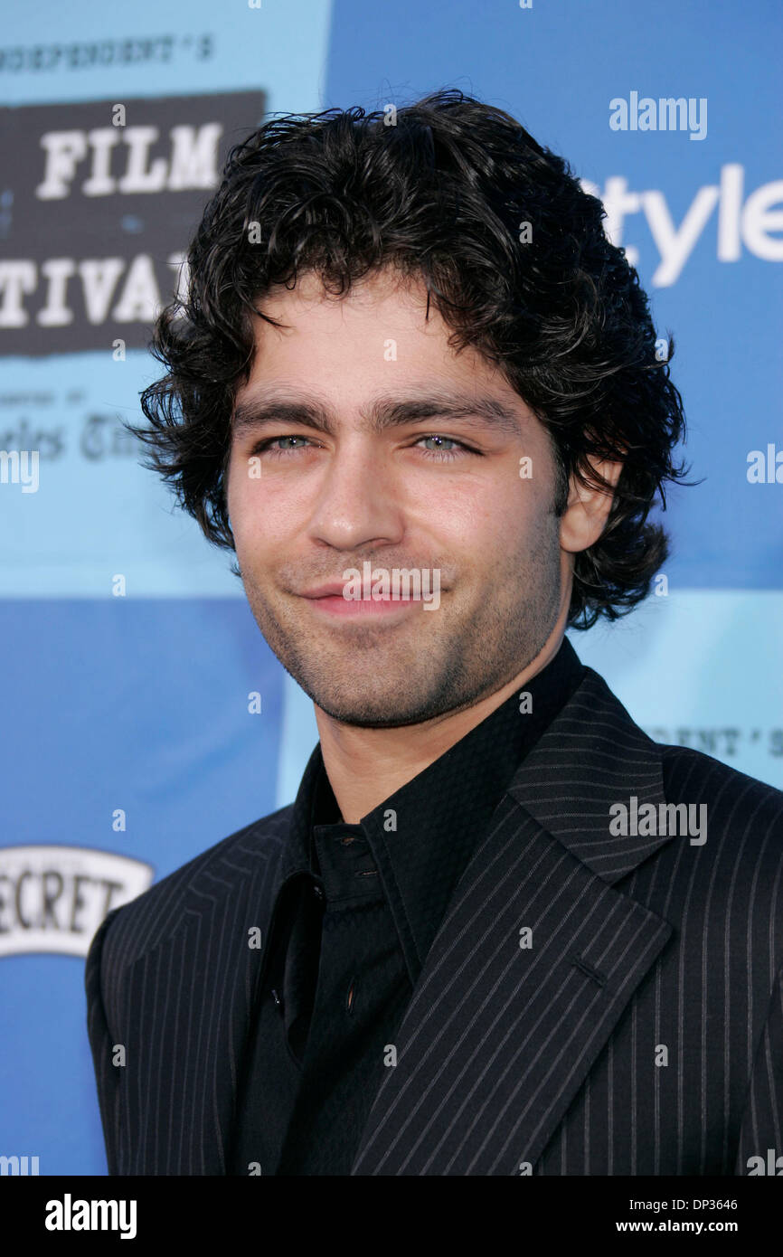 Jun 22, 2006; Westwood, California, USA; Actor ADRIAN GRENIER at 'The Devil  Wears Prada' Los Angeles Premiere, which opens the Los Angeles Film  Festival held at the Mann Village Theatre. Mandatory Credit: