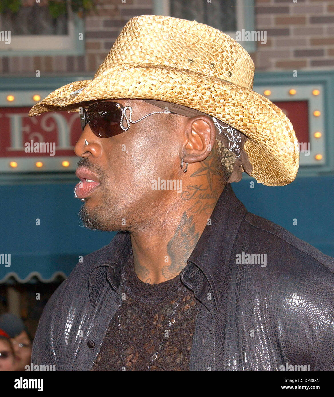 Jun 24, 2006; Los Angeles, CA, USA;  Basketball  Star DENNIS RODMAN  at the 'Pirates Of The Caribbean: Dead Man's Chest' World Premiere held at Disneyland, Anaheim California.                            Mandatory Credit: Photo by Paul Fenton/ZUMA KPA.. (©) Copyright 2006 by Paul Fenton Stock Photo