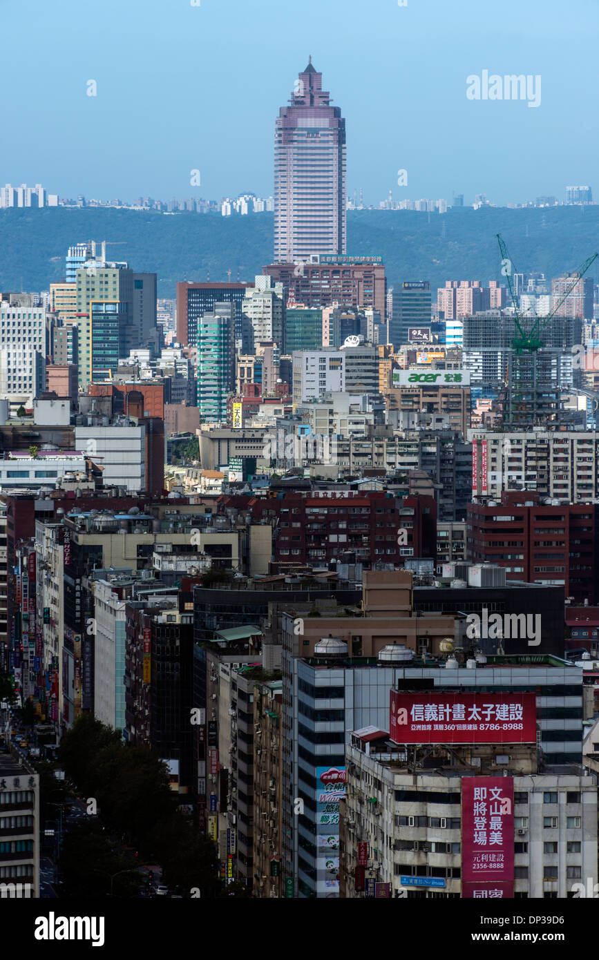 Overview of Taipei, Taiwan Stock Photo - Alamy