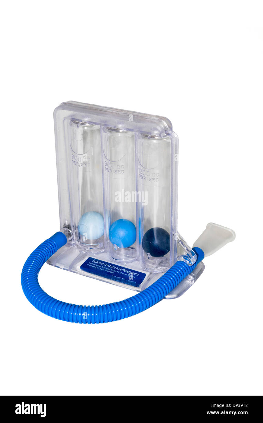 3 balls Spirometer Stock Photo Alamy