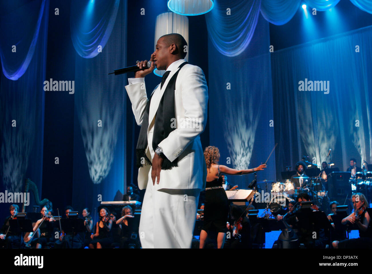 Jun 25, 2006; New York, NY, USA; JAY-Z performing at Radio
