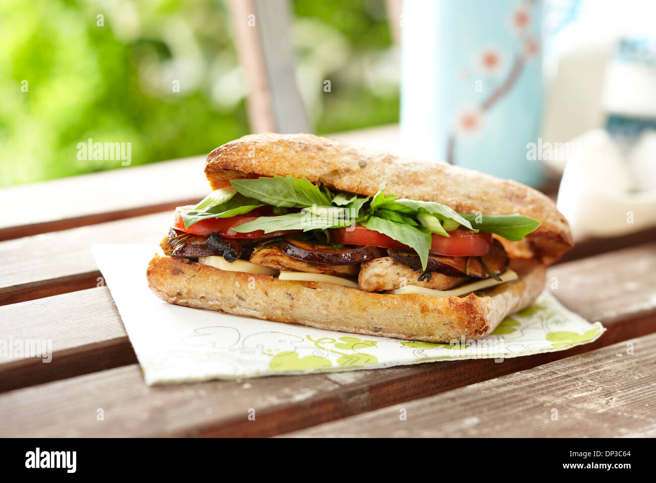 Barbeque chicken panini hires stock photography and images Alamy