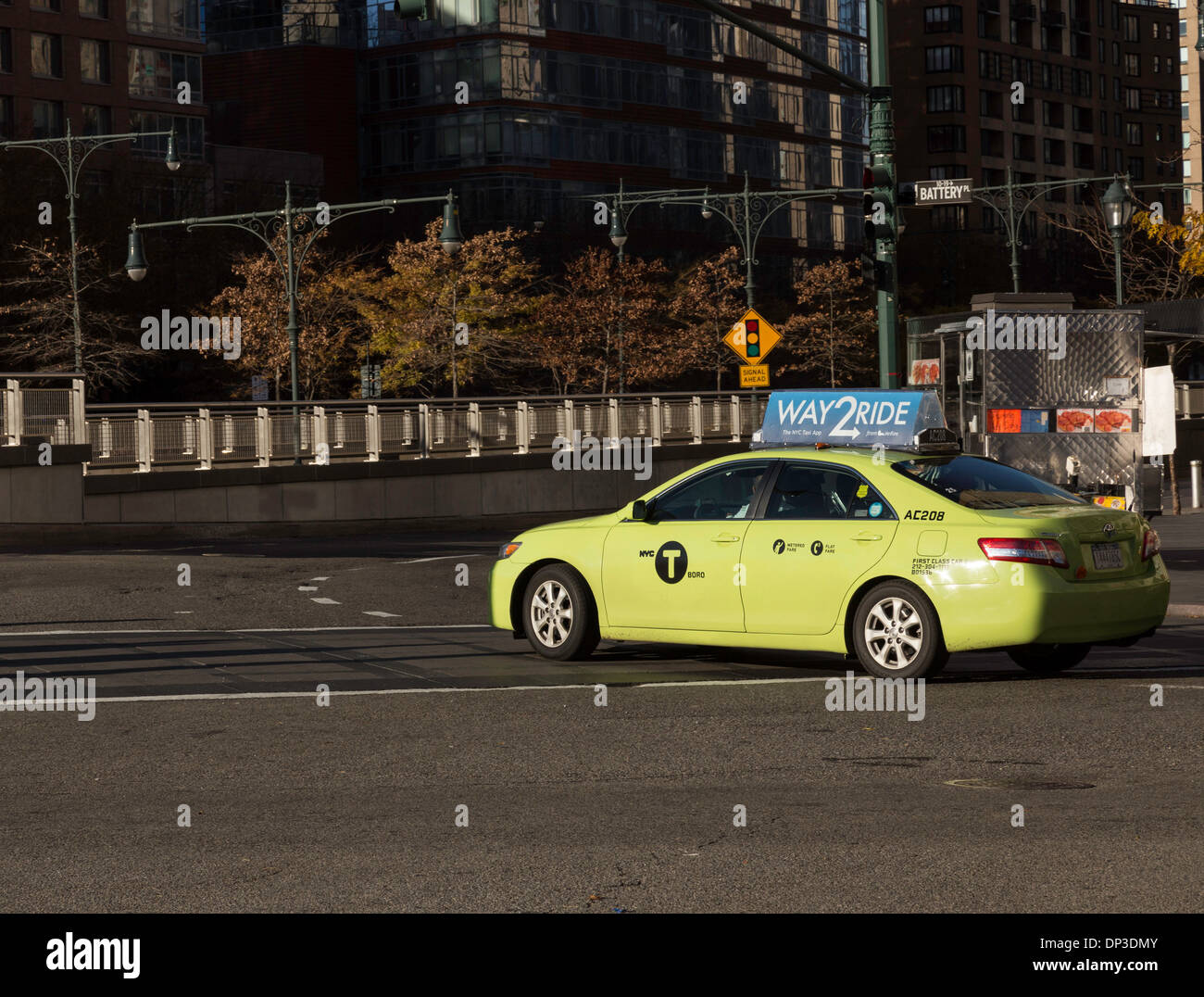 New InterBoro Taxi Cab, NYC, USA Stock Photo