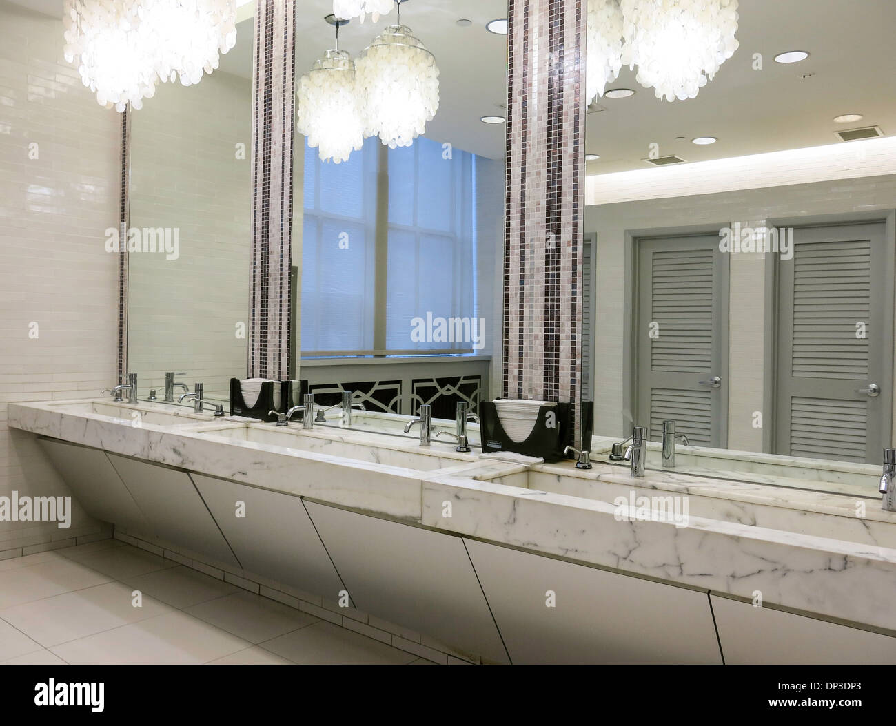 Public Ladies' Restroom at Saks Department Store, NYC Stock Photo Alamy