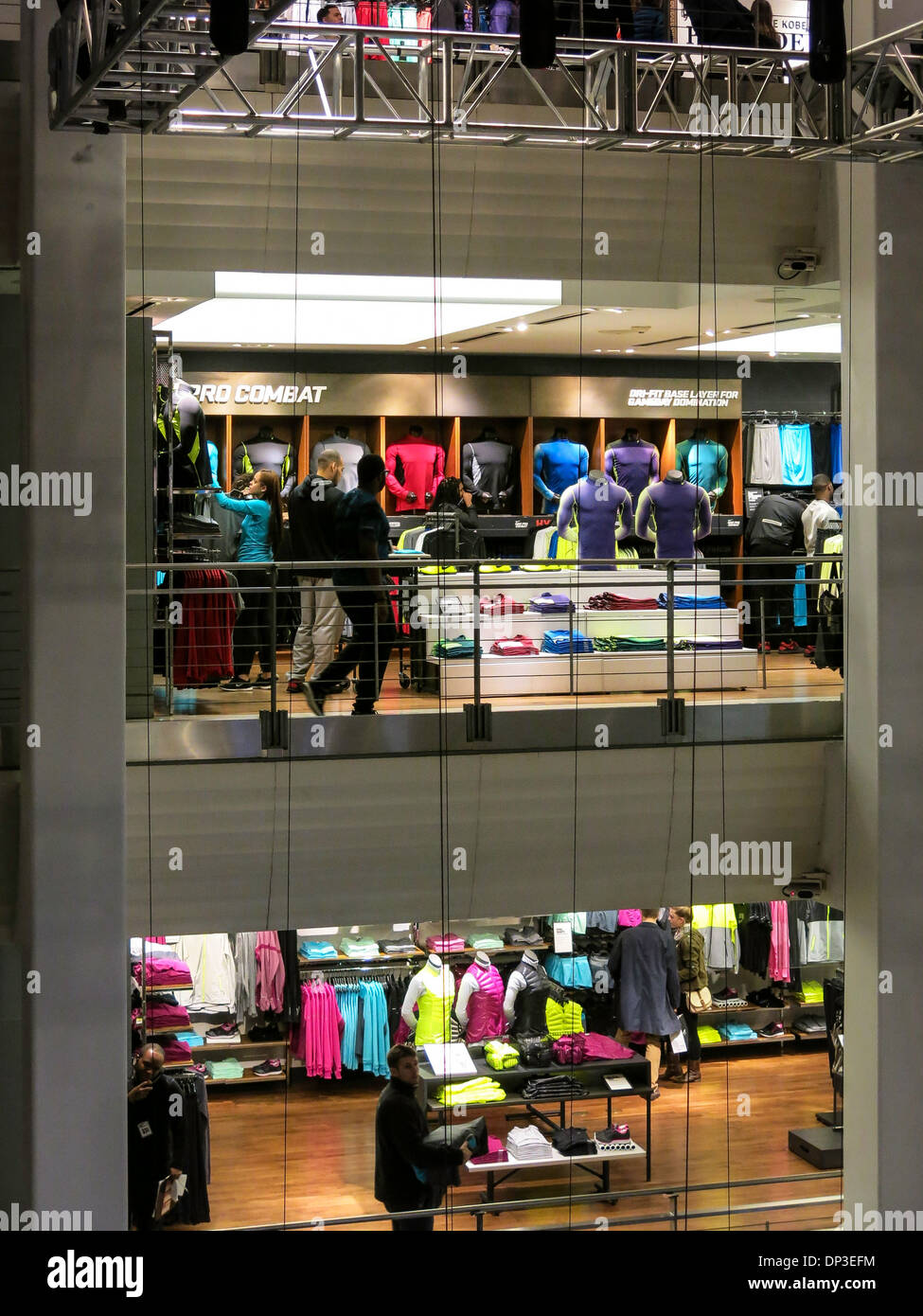 Niketown Athletic Apparel Store Interior, 6 East 57th Street, NYC Stock  Photo - Alamy