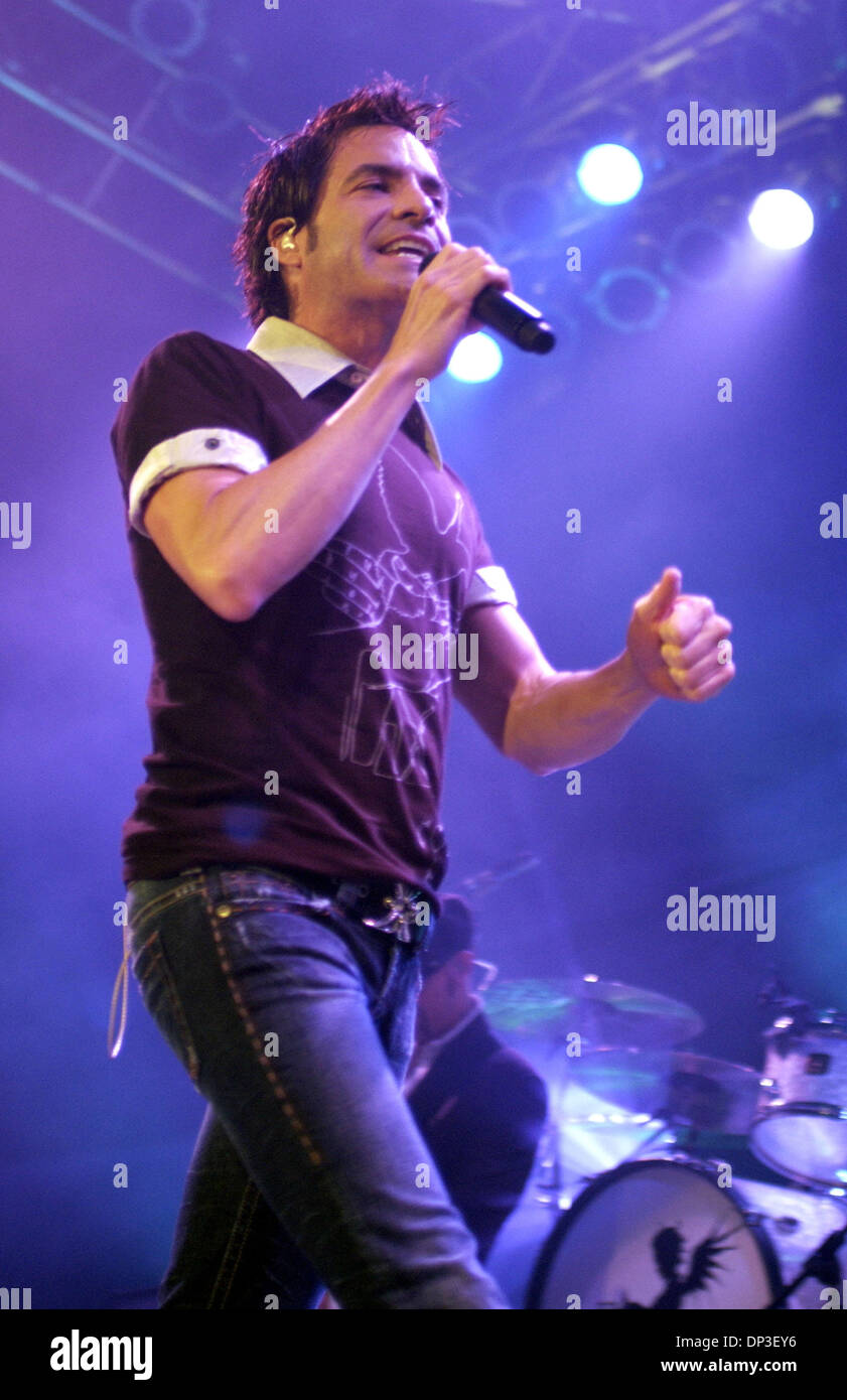 Jul 01, 2006; Myrtle Beach, SC, USA; Singer PAT MONAHAN with the band ...