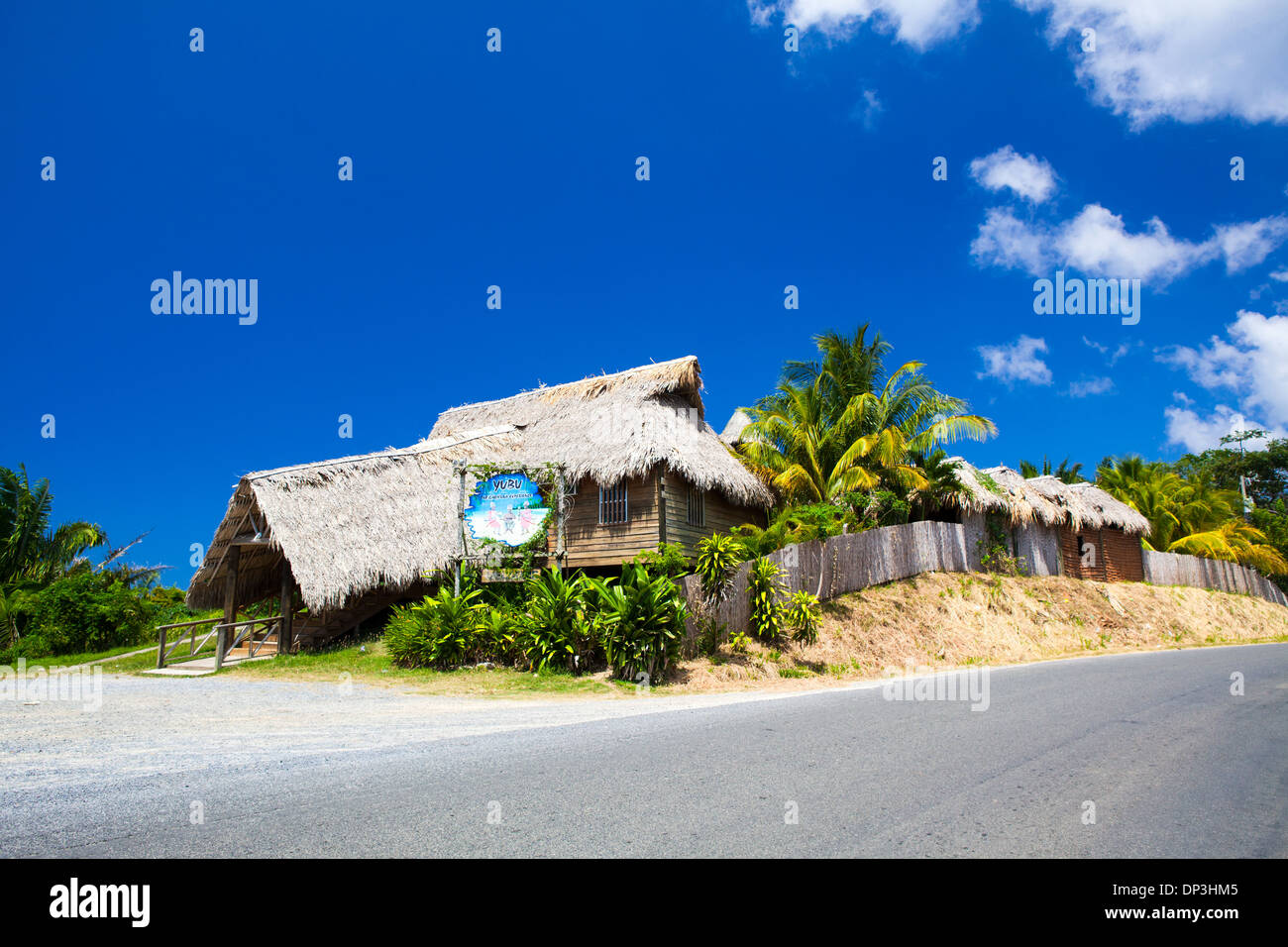Garifuna culture center Stock Photo