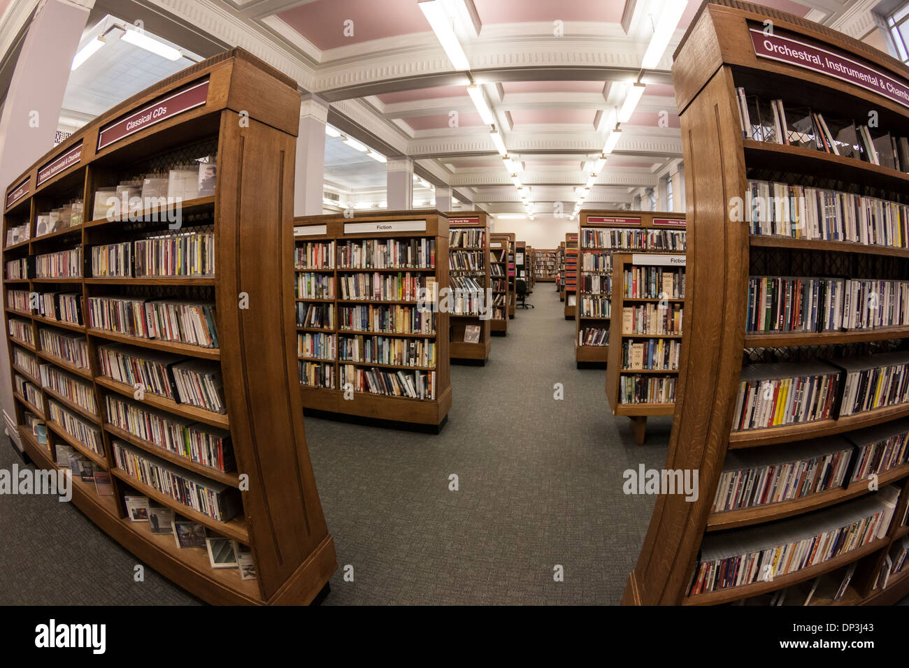 Sheffield Central Library Interior Stock Photo