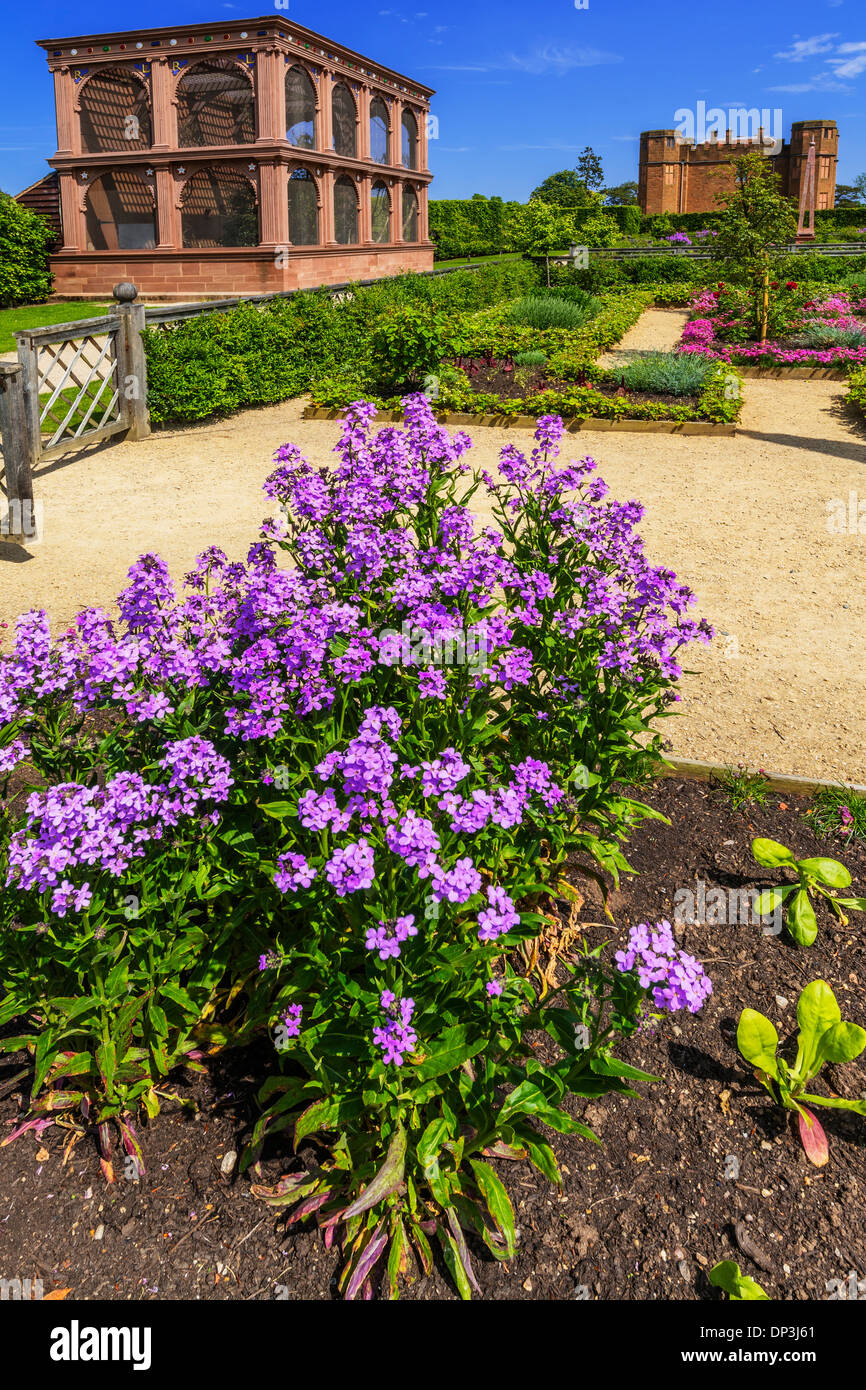 elizabethan gardens kenilworth castle warwickshire england uk Stock