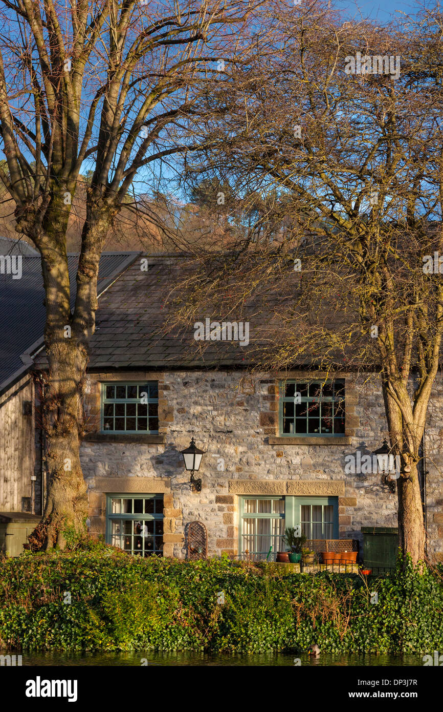 Riverside Cottage, Bakewell, Derbyshire Stock Photo Alamy