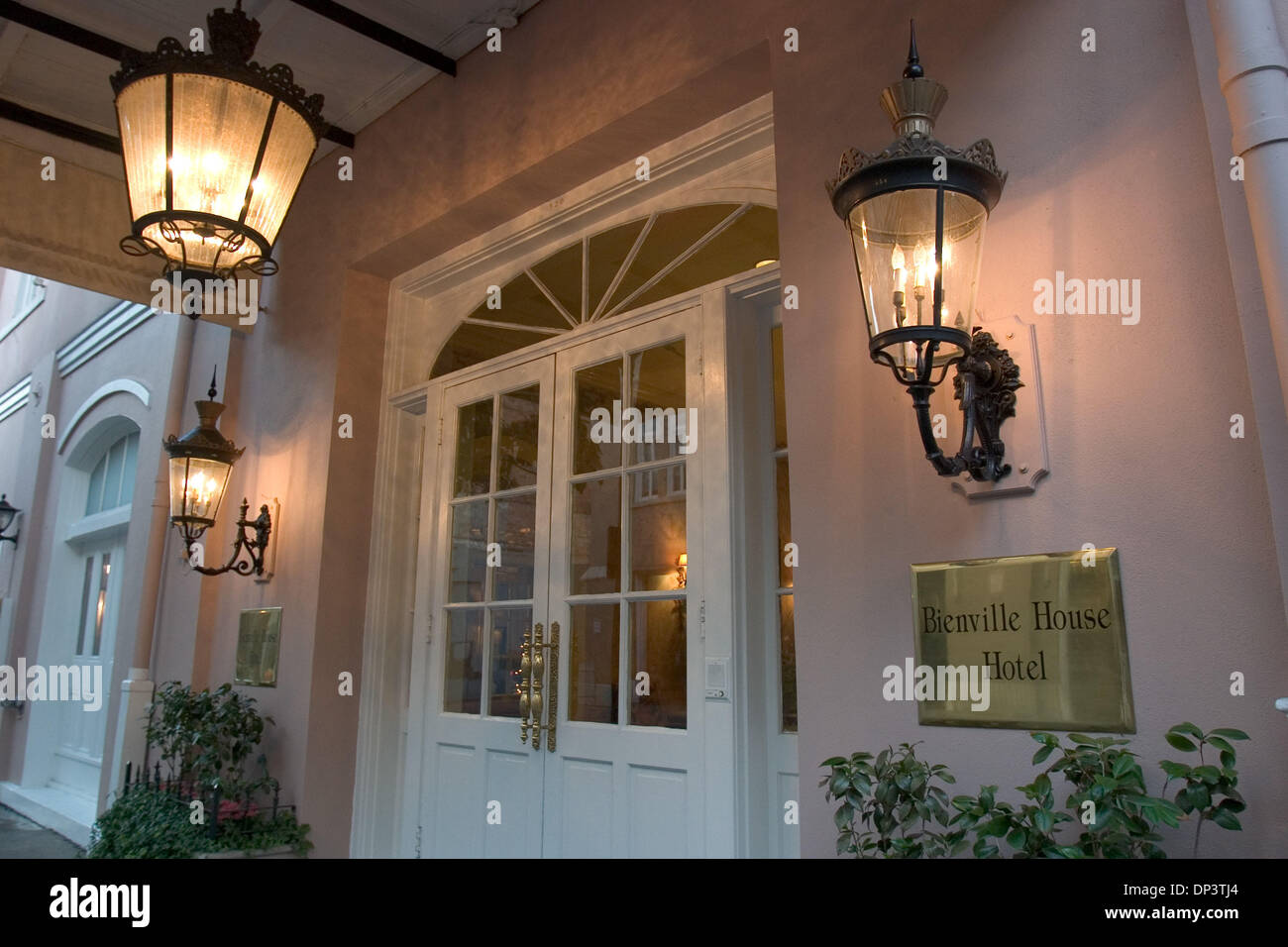 Jul 17, 2006; New Orleans, LA, USA; Entrance of the Bienville House Hotel on Decatur Street is the sister hotel of the French Quarter's oldest hotel, the Hotel Monteleone. Both are still owned by the local Monteleone family. Mandatory Credit: Photo by Kayte Deioma/ZUMA Press. (©) Copyright 2006 by Kayte Deioma Stock Photo