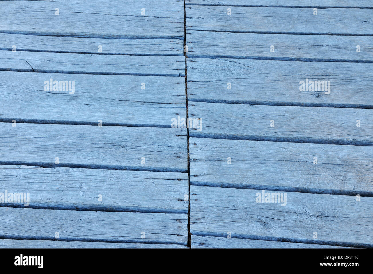 Wooden Planks, Bavaria, Germany Stock Photo