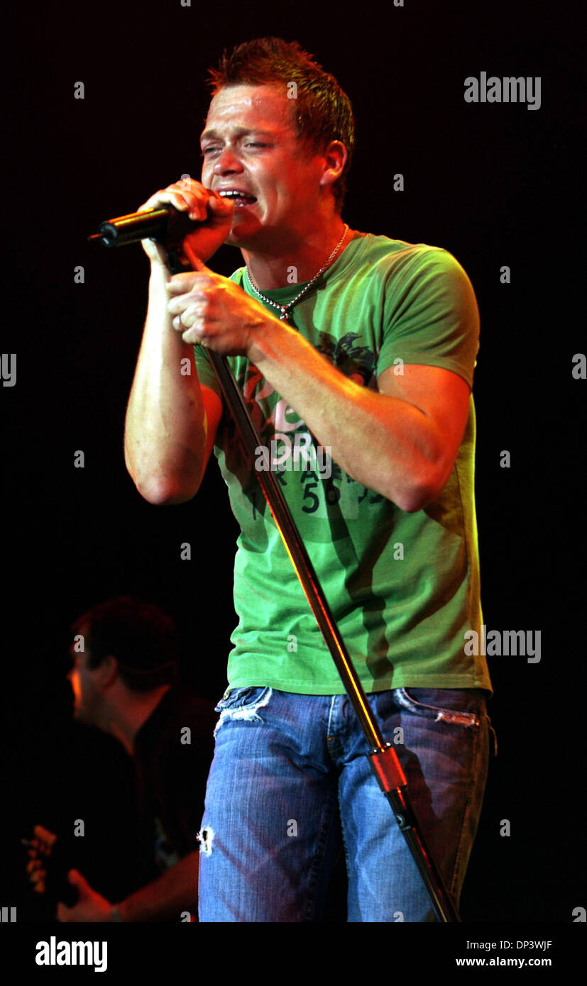 Jul 18 2006 Raleigh Nc Usa Singer Brad Arnold Of The Band 3