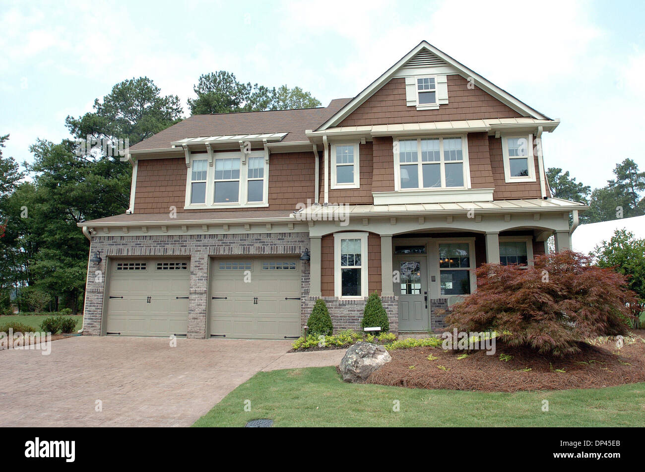 Jul 25, 2006; Fairburn, GA, USA; One of the model homes at the Hampton