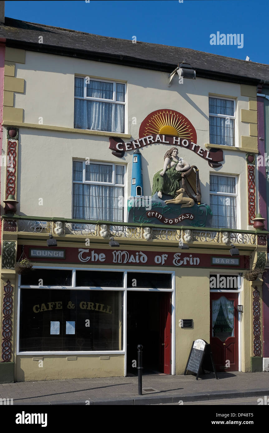 Central Hotel and Maid of Erin Listowel County Kerry Ireland Stock