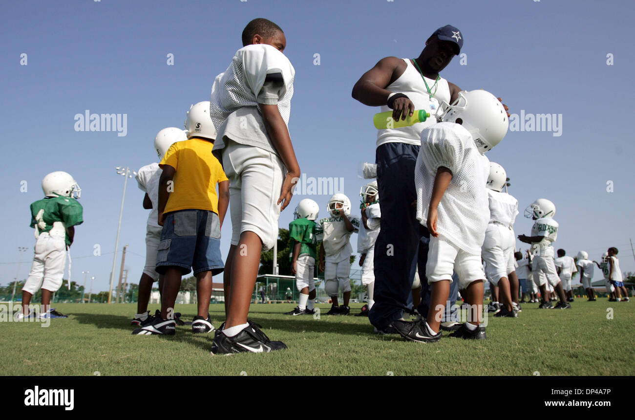 Delray Rocks Coach Aug 02, 2006; Delray Beach, FL, USA; The Delray Rocks Pee Wee division ...