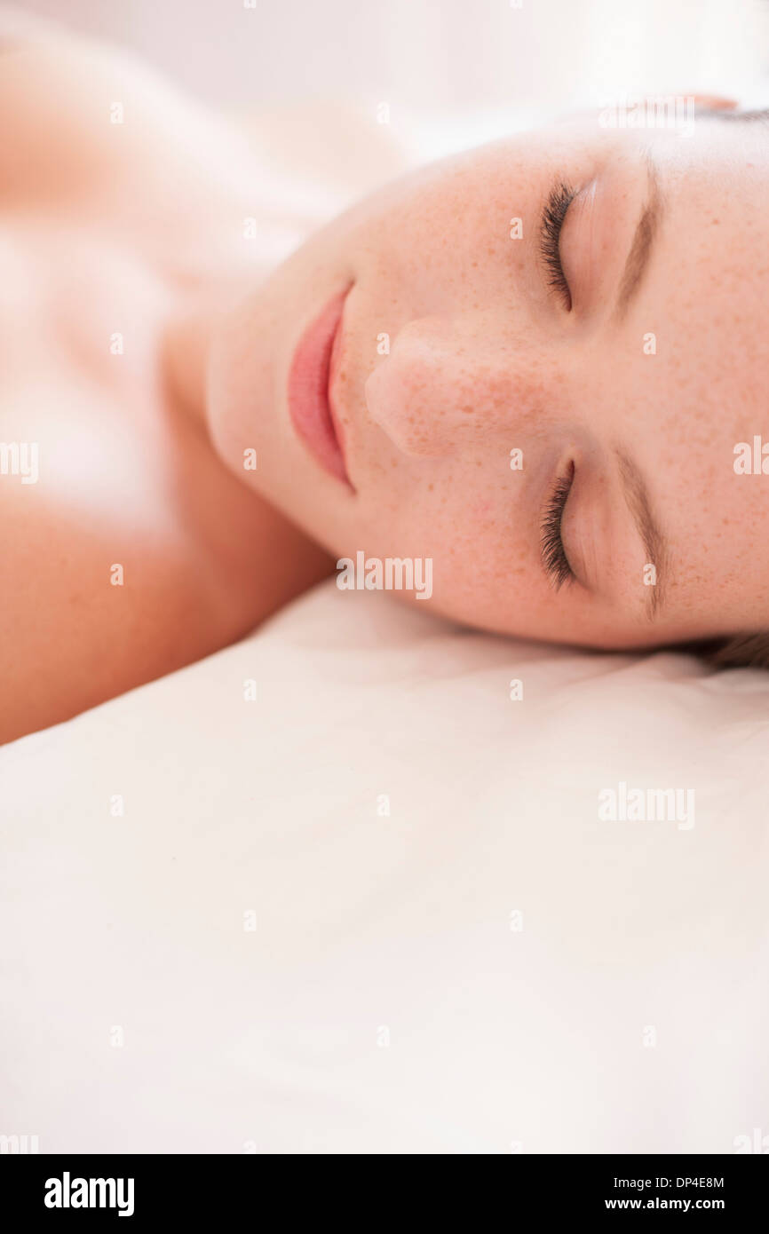 Young woman resting Stock Photo