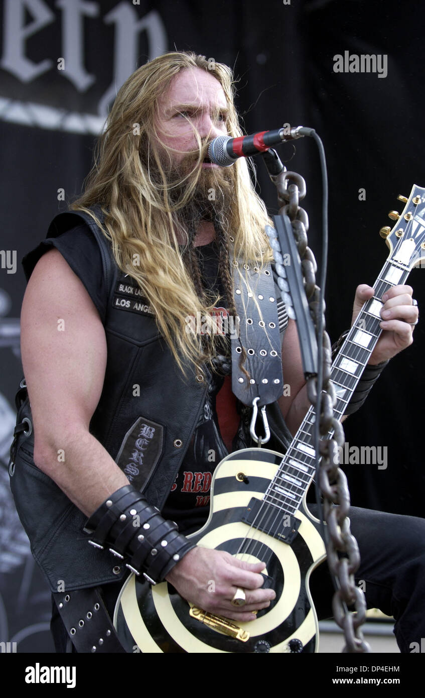 Aug 09, 2006; Raleigh, NC, USA; Musician ZAKK WYLDE of The Black