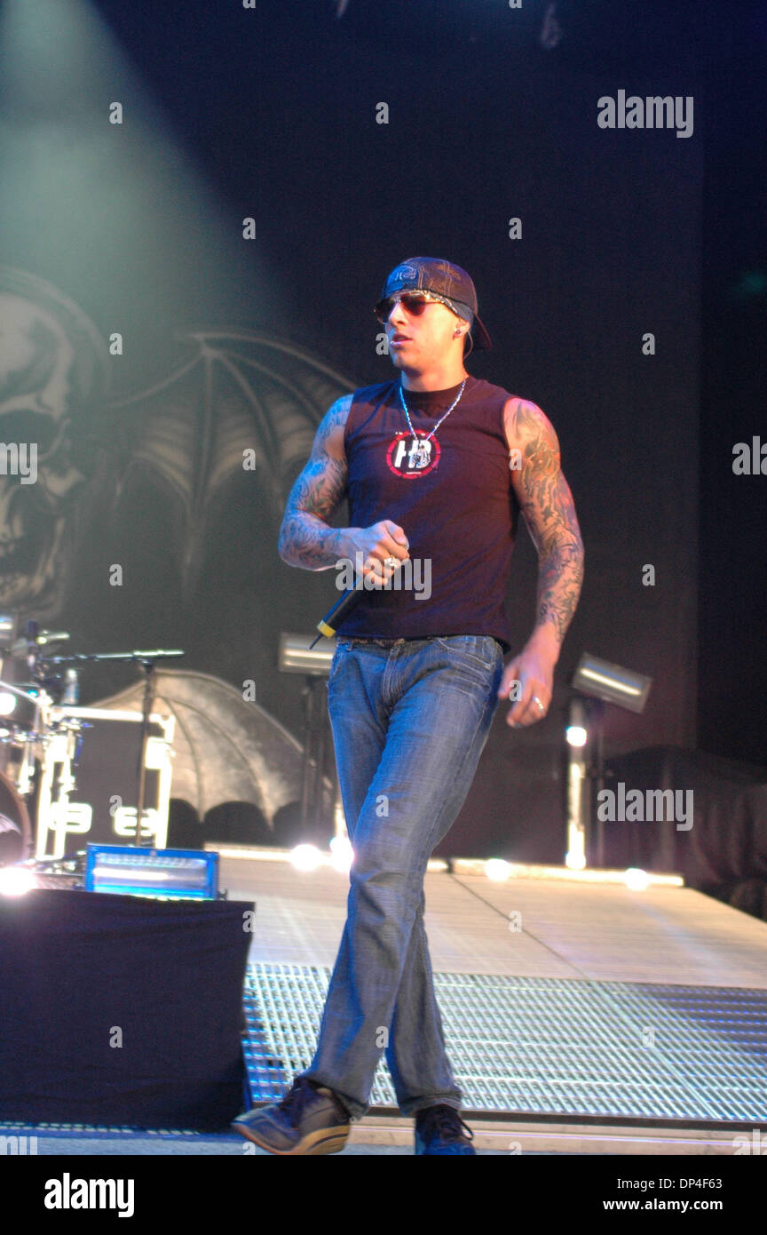 Aug 09, 2006; Raleigh, NC, USA; M. SHADOWS of 'Avenged