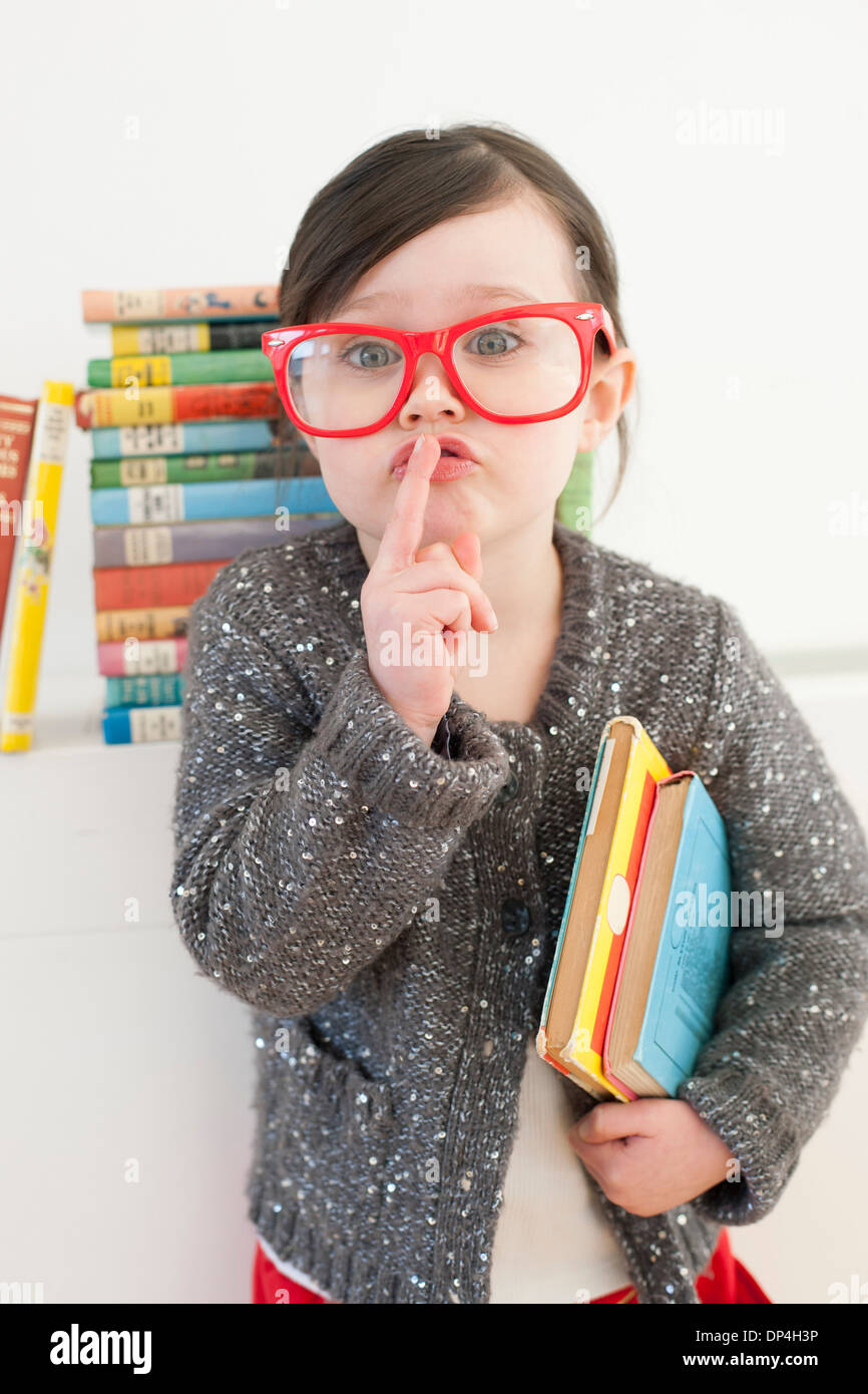 Three year old girl Stock Photo