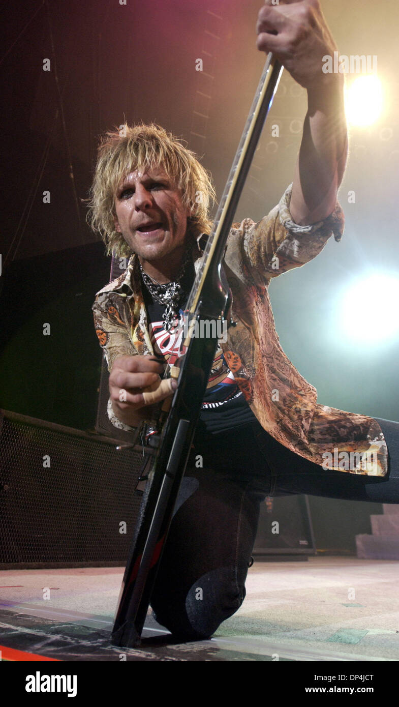 Aug 15, 2006; Raleigh, NC, USA; Guitarist CC DEVILLE of the band POISON