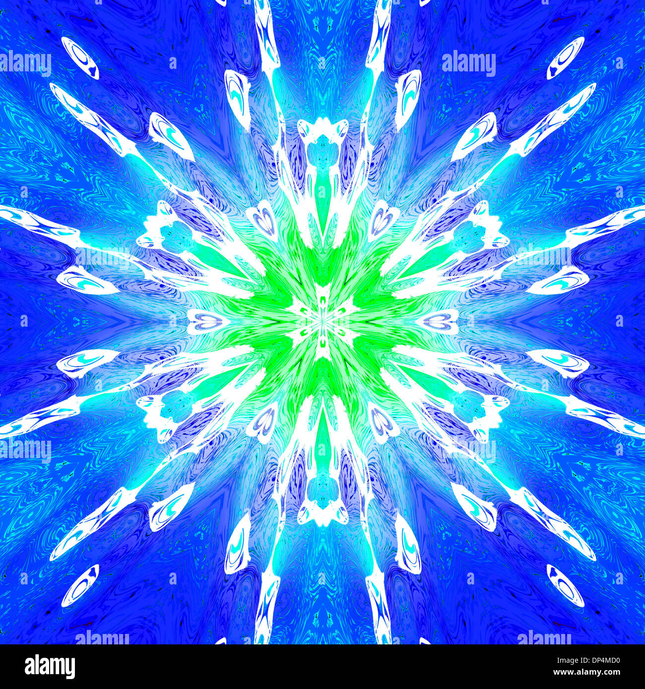 Snowflake pattern, artwork Stock Photo - Alamy
