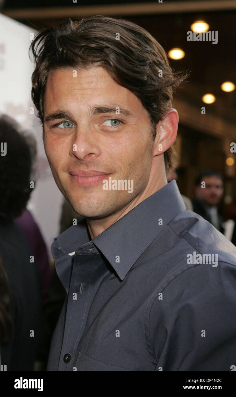 Aug 17, 2006; New York, NY, USA; Actor JAMES MARSDEN at the Broadway