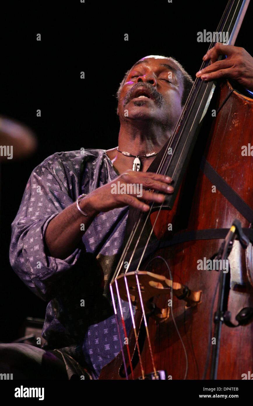 Aug 23, 2006; New York, NY, USA; Jazz artist bassist ALEX BLAKE performs at  the Lincoln Center Out of Doors 2006 Jazz concert featuring Randy Weston's  80th Birthday party celebration held at