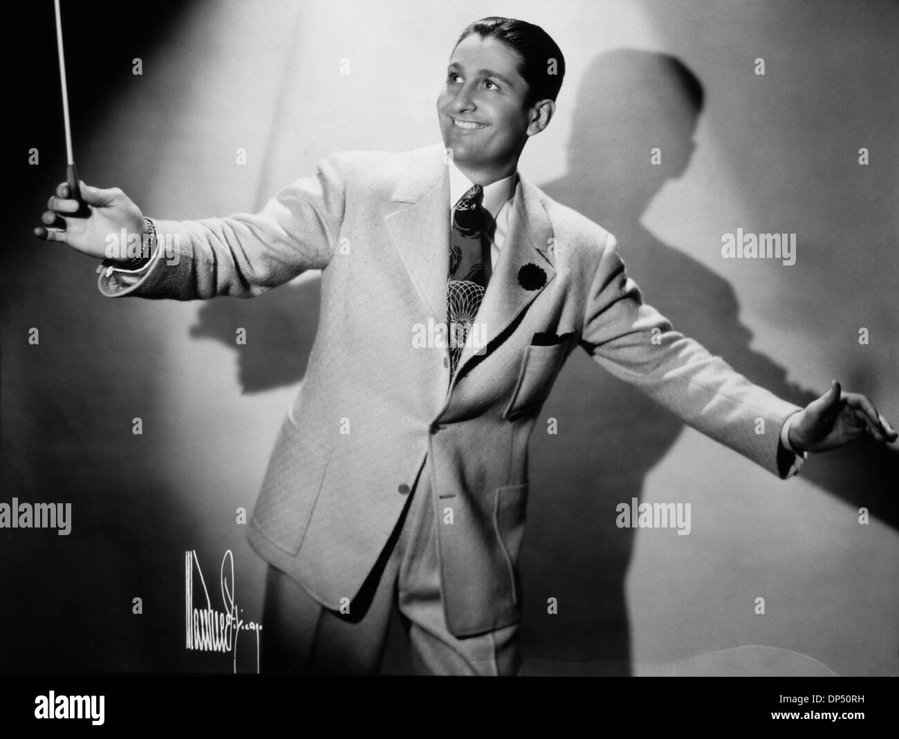 Lawrence Welk (1903-1992), American Musician and Band Leader, Portrait, circa 1940's Stock Photo