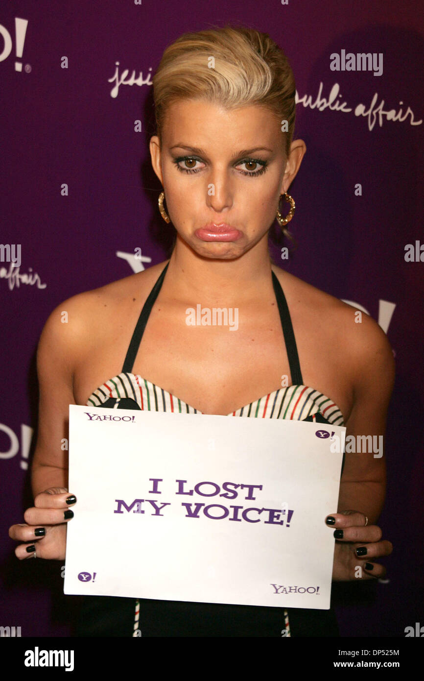 Aug 29, 2006; New York, NY, USA; Singer JESSICA SIMPSON at the Yahoo! roller skating party