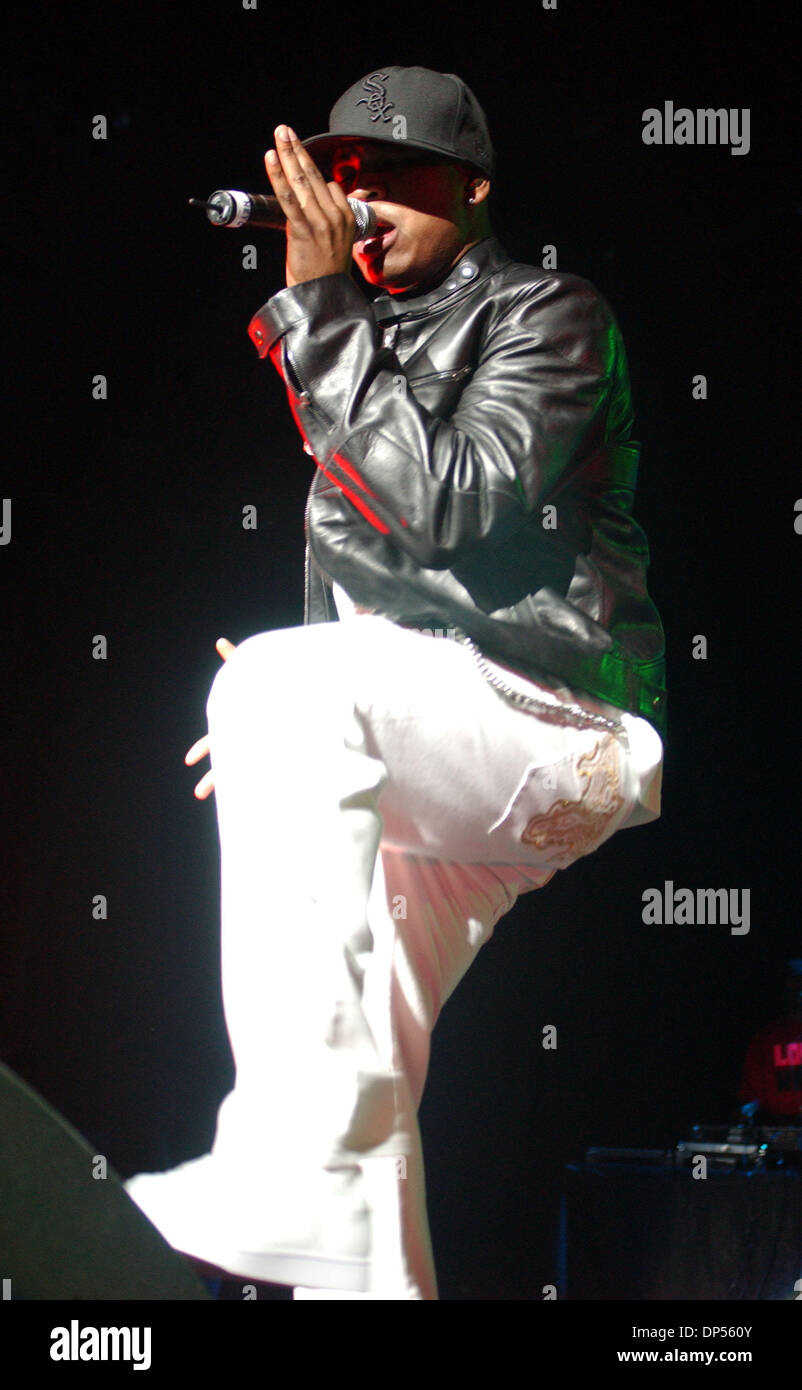 Sep 03, 2006; Raleigh, NC, USA; Rap Artist NEYO performs live as his ...