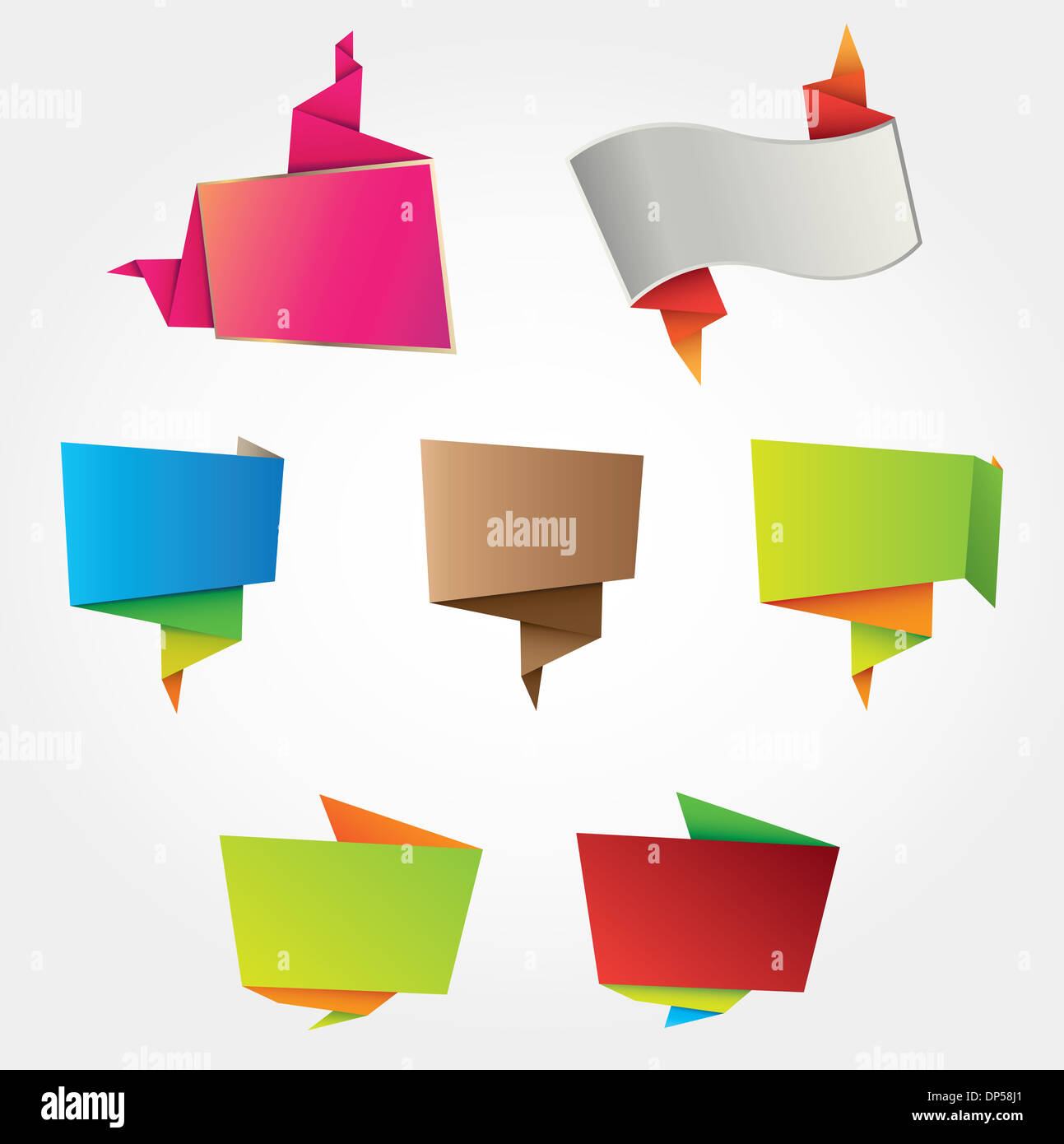 File Label Design Element Tab logo design hi-res stock photography and images - Alamy