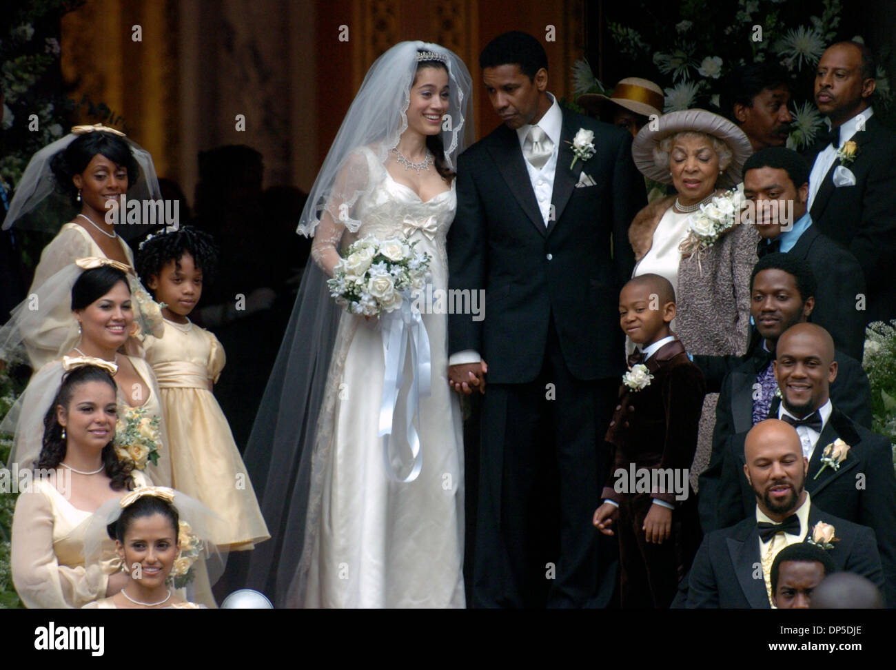 Sep 13 2006 Manhattan Ny Usa Actors Denzel Washington And