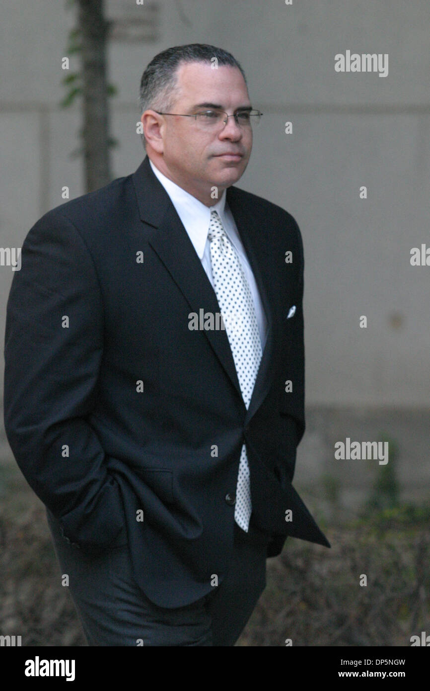 Sep 20, 2006; Manhattan, NY, USA; JOHN 'JUNIOR' GOTTI arriving at Manhattan Federal court where the jury is deliberating his alleged racketeering trial. Mandatory Credit: Photo by Mariela Lombard/ZUMA Press. (©) Copyright 2006 by Mariela Lombard Stock Photo