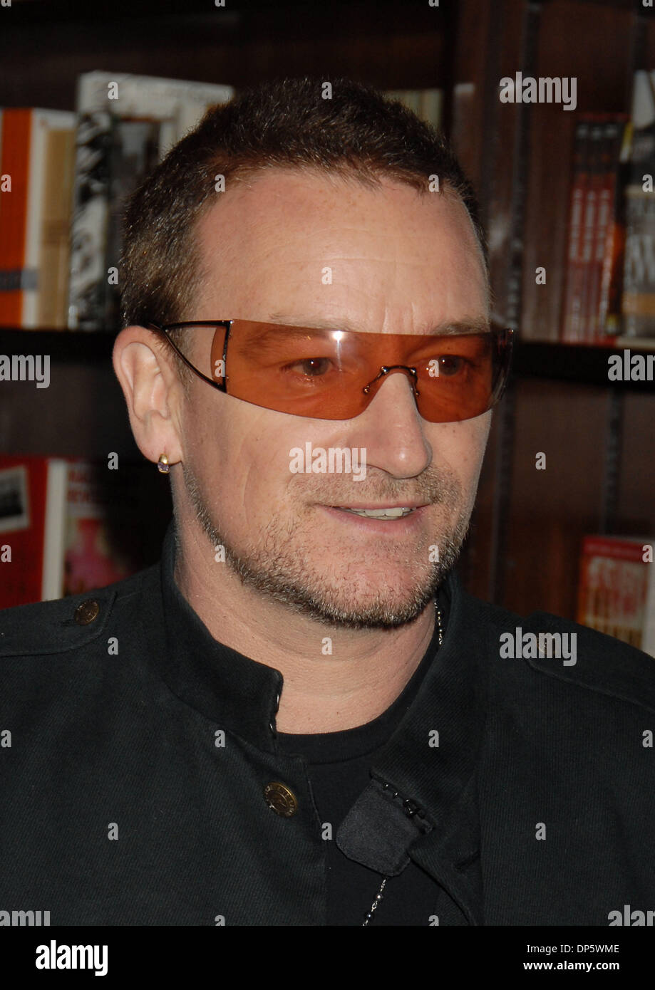 Sep 26, 2006; New York, NY, USA; BONO at the New York Book Signing for