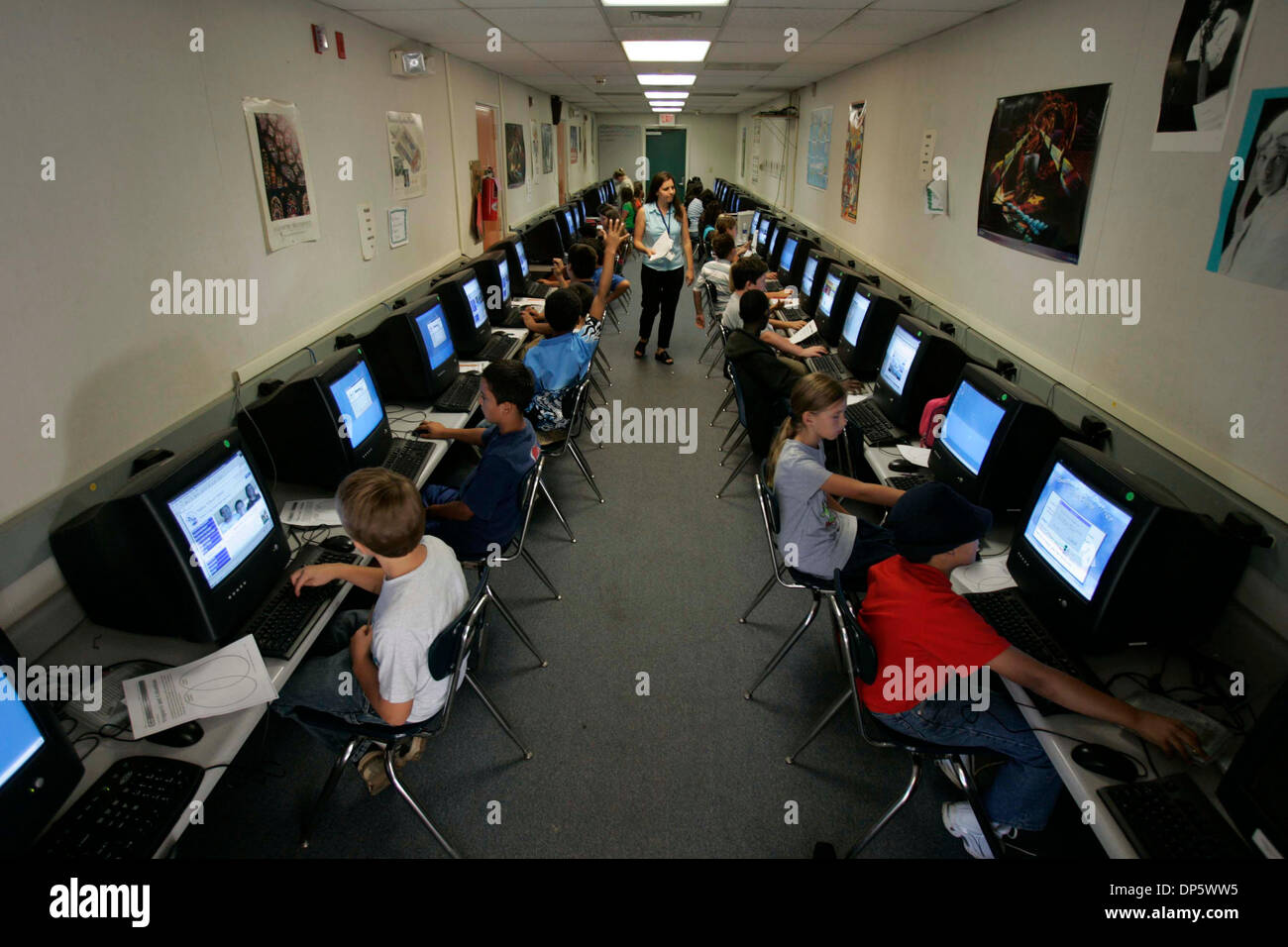 Sep 26, 2006; Santee, CA, USA; Built in 1957, Pepper Drive School in El