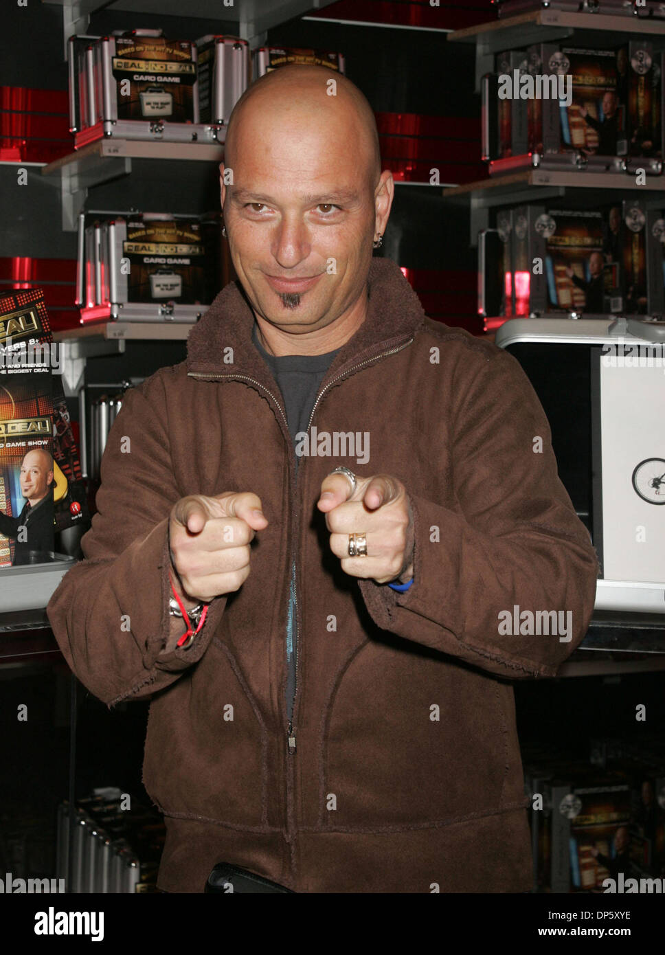 Sep 28, 2006; New York, NY, USA; Celebrity host HOWIE MANDEL promotes the new 'Deal or No Deal' game boutique held at Toys 'R' Us Times Square. Mandatory Credit: Photo by Nancy Kaszerman/ZUMA Press. (©) Copyright 2006 by Nancy Kaszerman Stock Photo