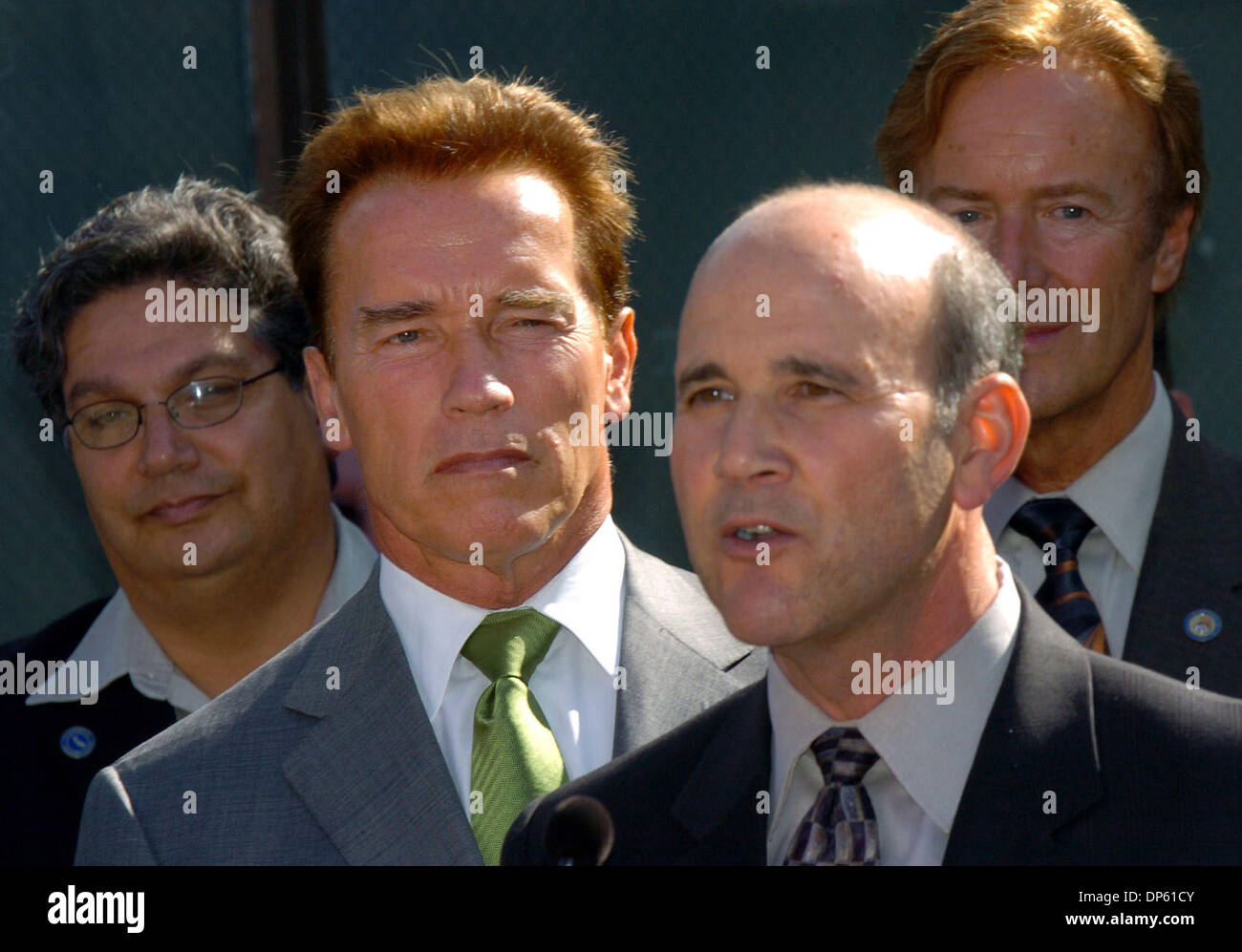 California Governor Arnold Schwarzenegger Looks Stock Photos