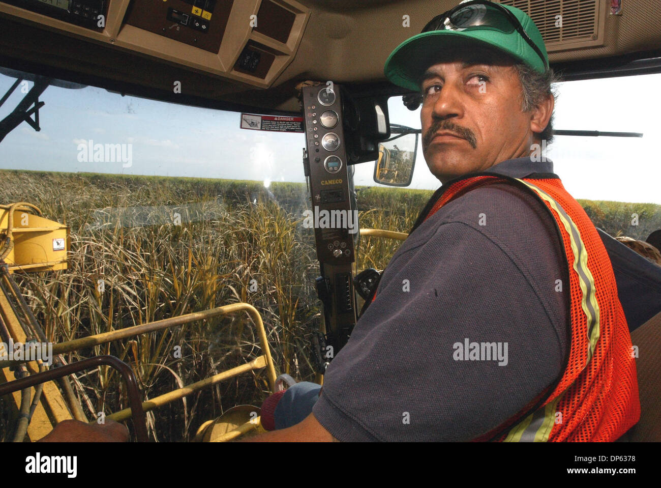 Oct 04, 2006; Belle Glade, FL, USA; U.S. Sugar Corp's harvester